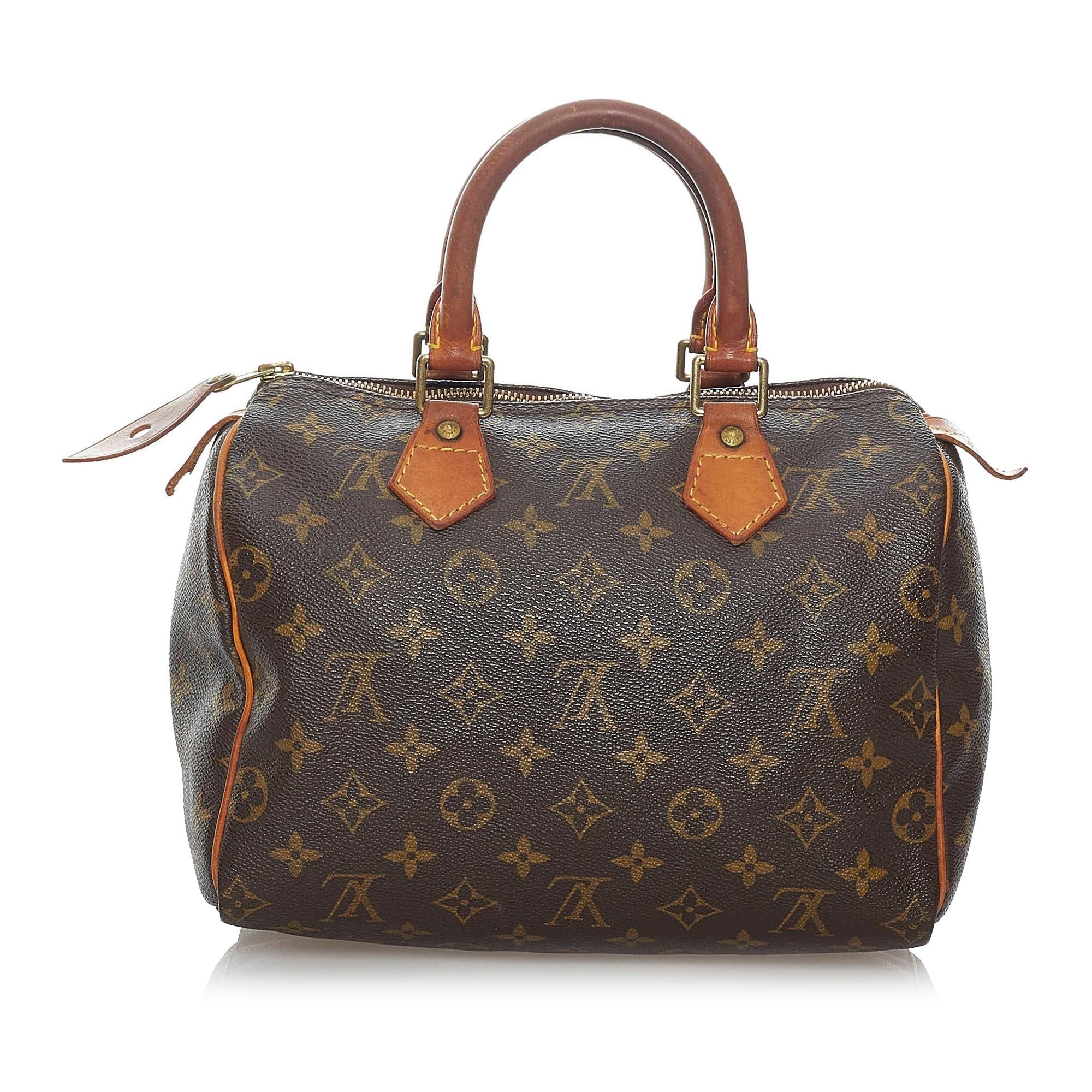 Louis Vuitton Monogram Speedy 25 (SHG-29676)