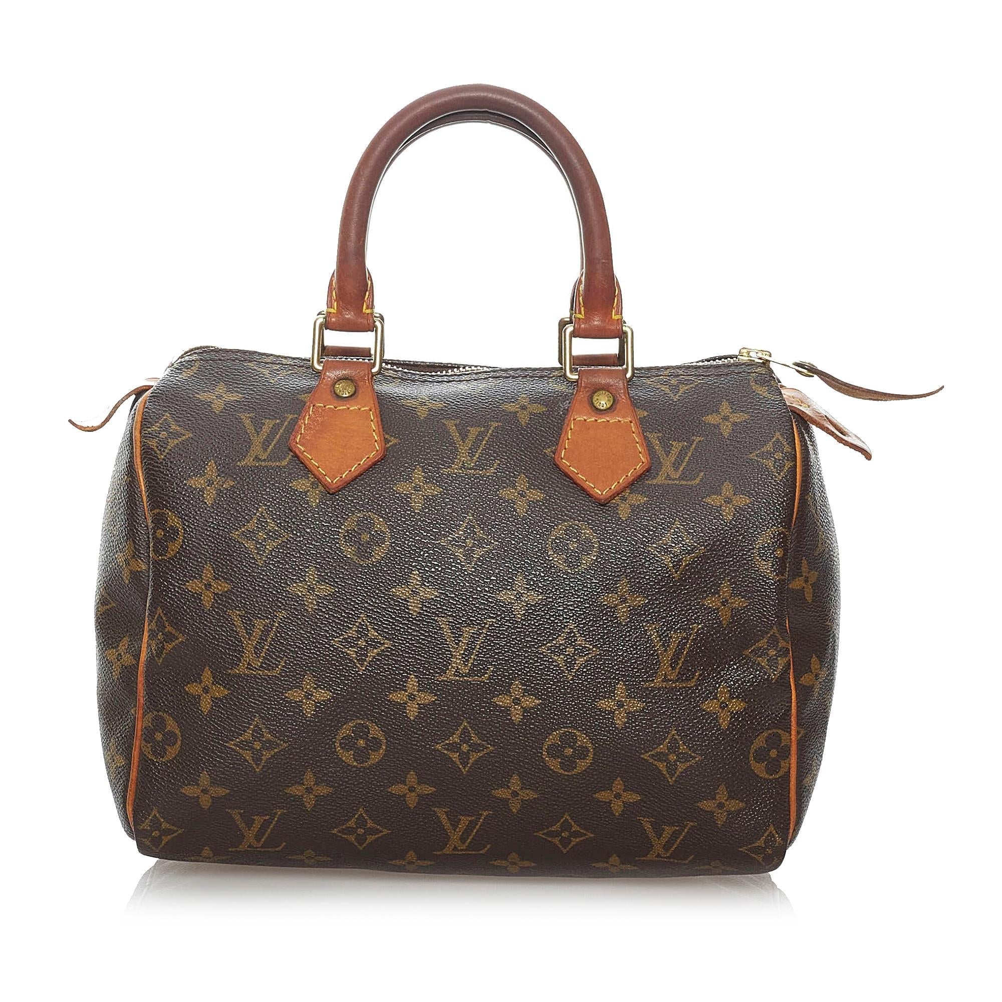 Louis Vuitton Monogram Speedy 25 (SHG-29676)