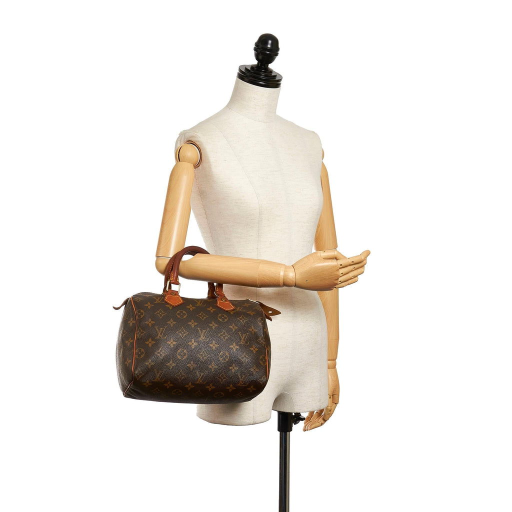 Louis Vuitton Monogram Speedy 25 (SHG-29676)