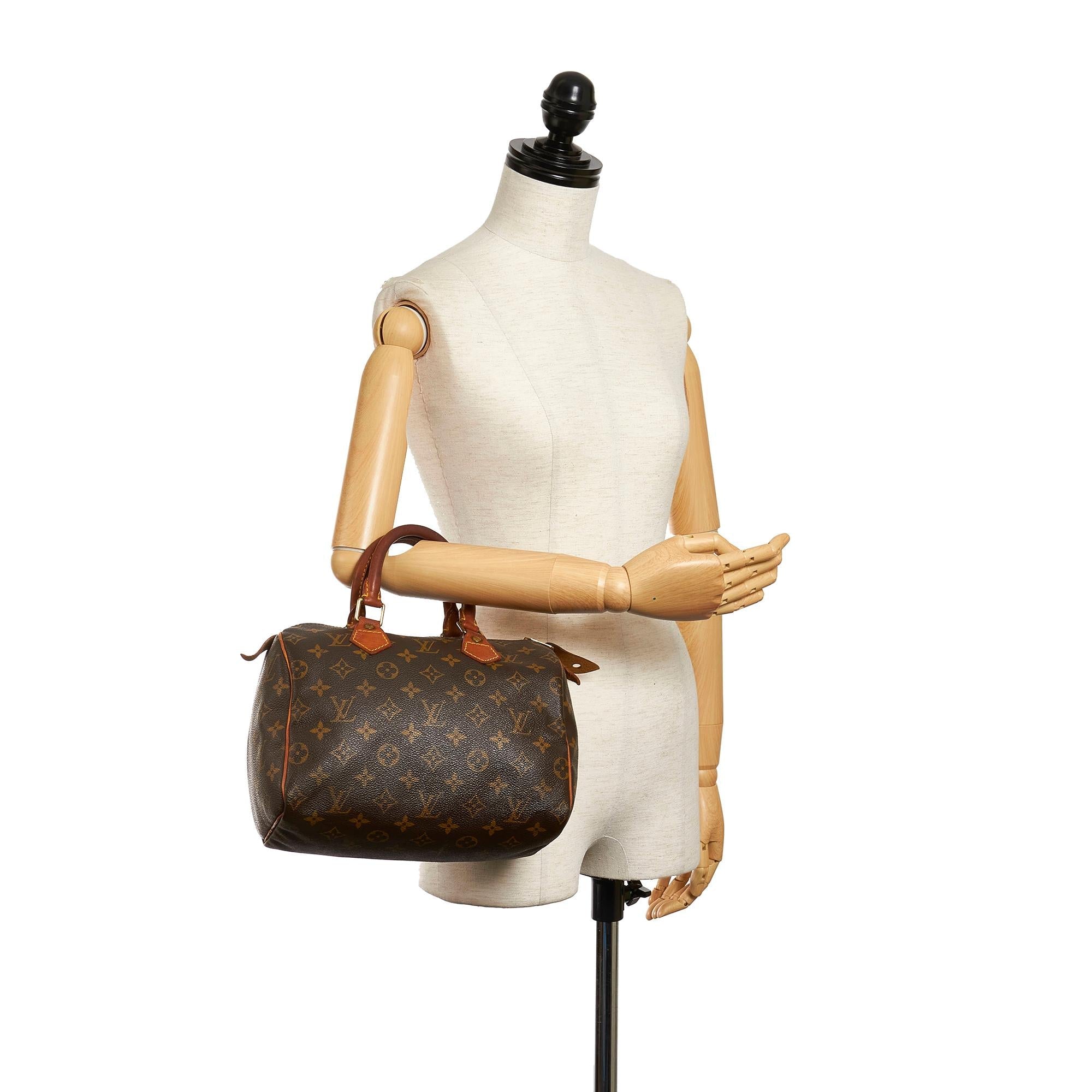 Louis Vuitton Monogram Speedy 25 (SHG-29676)