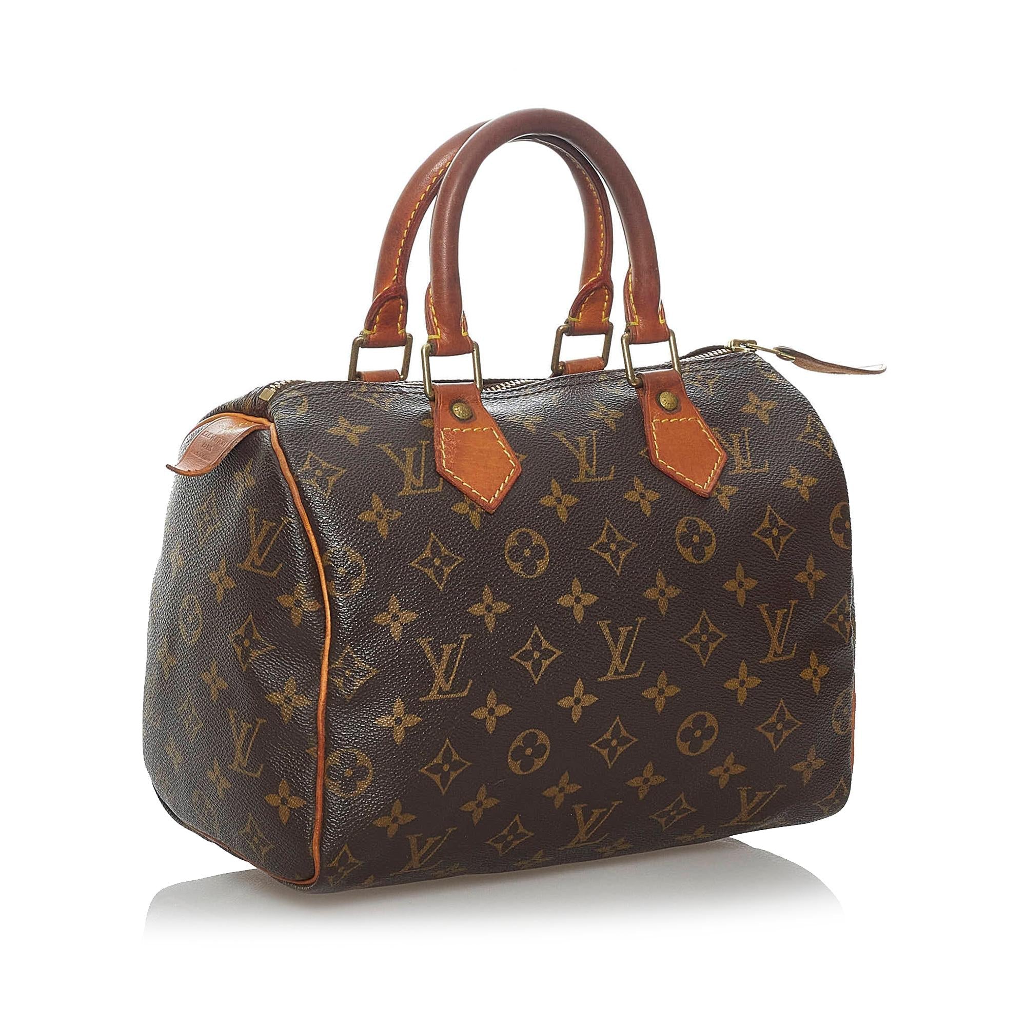 Louis Vuitton Monogram Speedy 25 (SHG-29676)