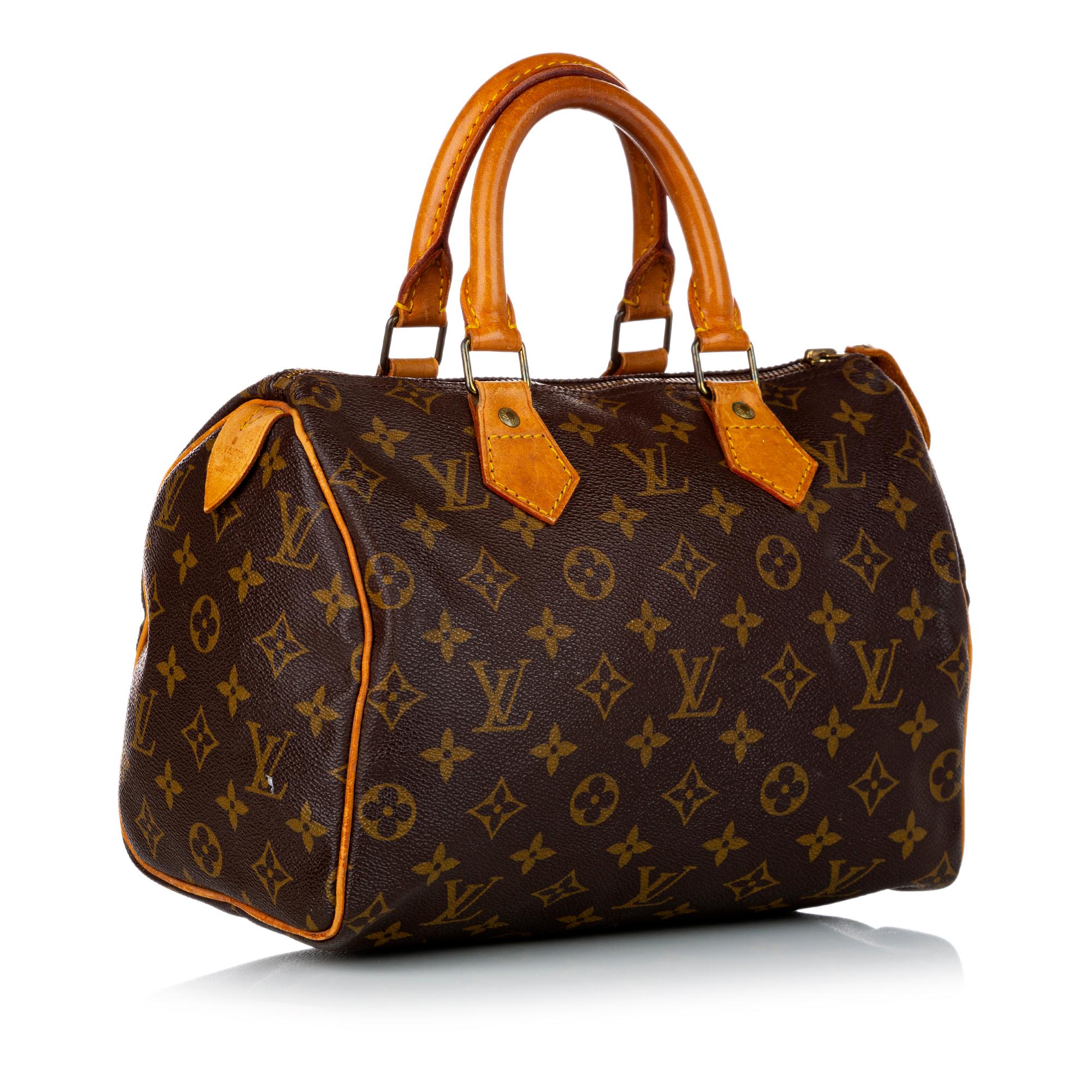 Louis Vuitton Monogram Speedy 25 (SHG-30350)