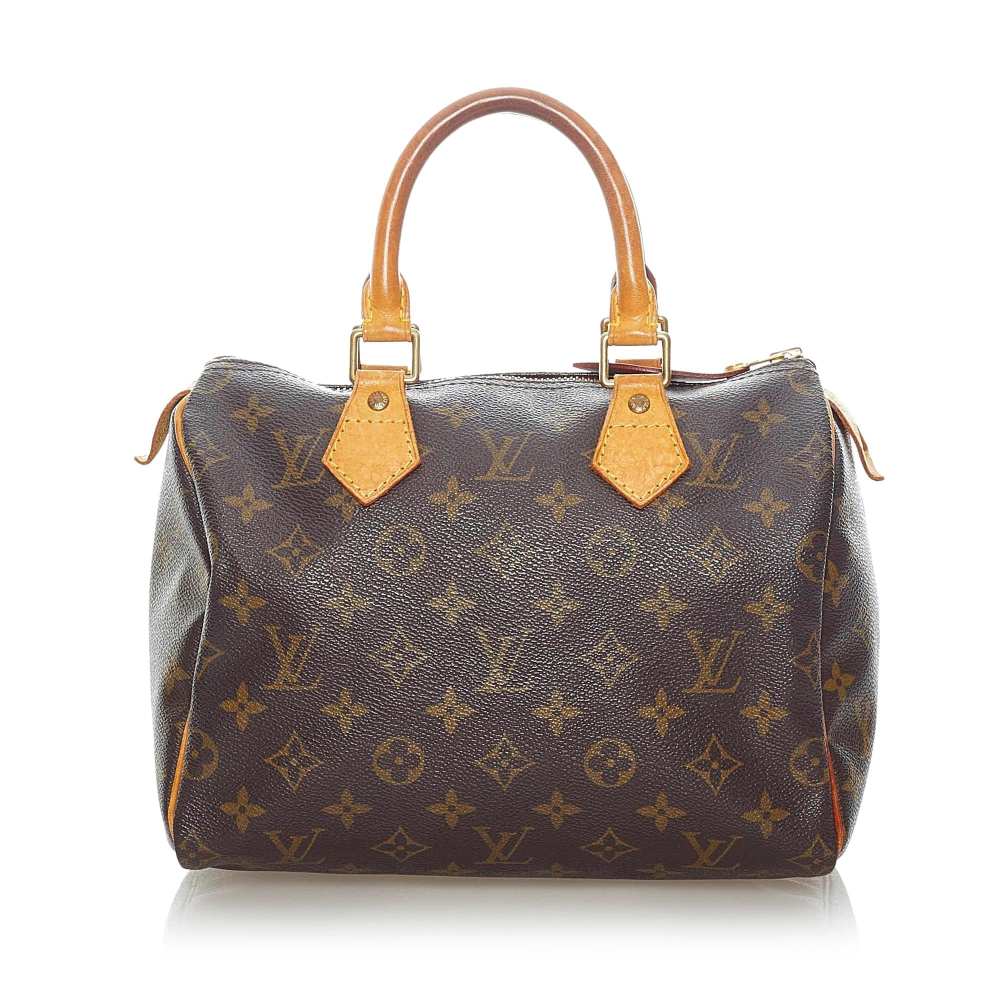 Louis Vuitton Monogram Speedy 25 (SHG-32935)