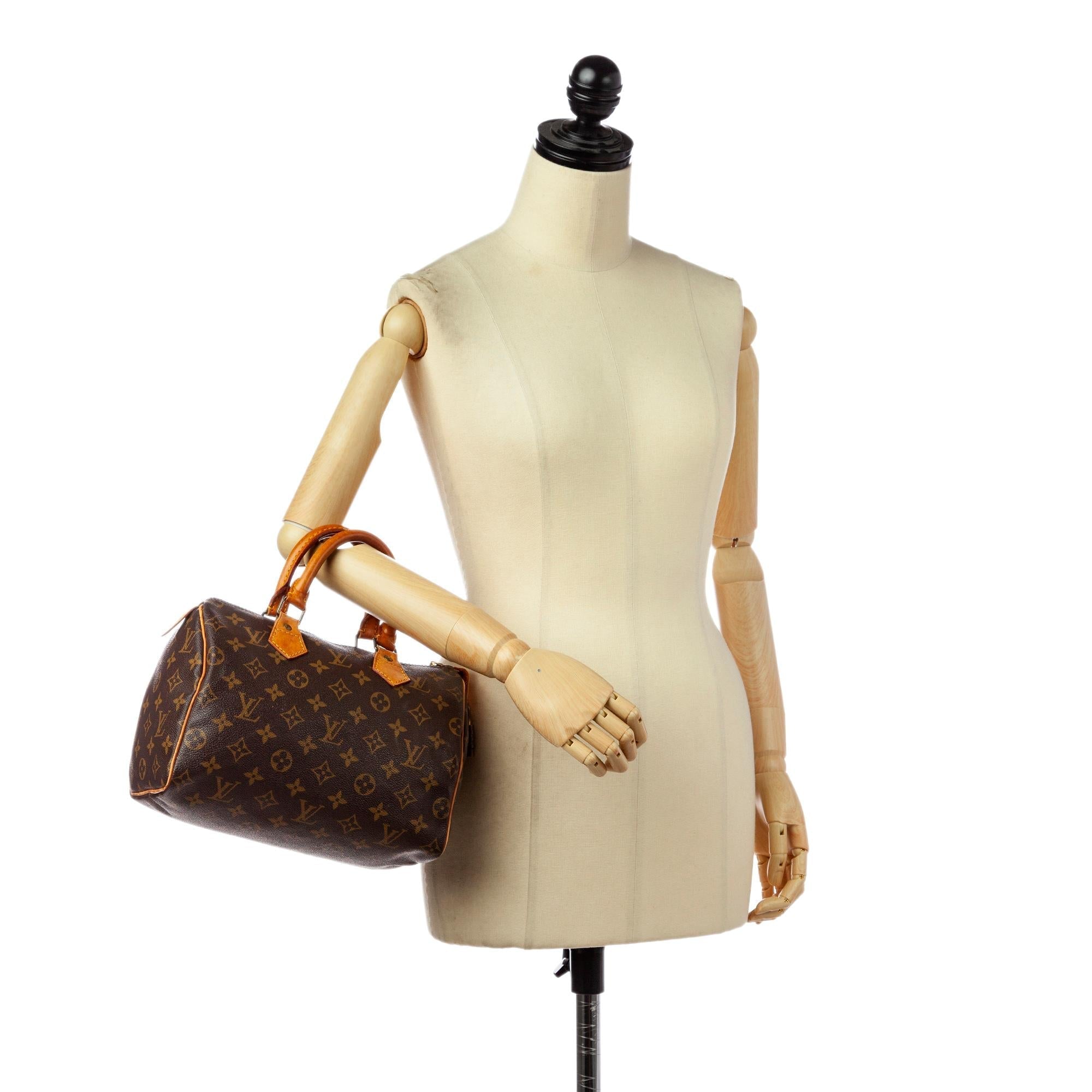 Louis Vuitton Monogram Speedy 25 (SHG-34046)