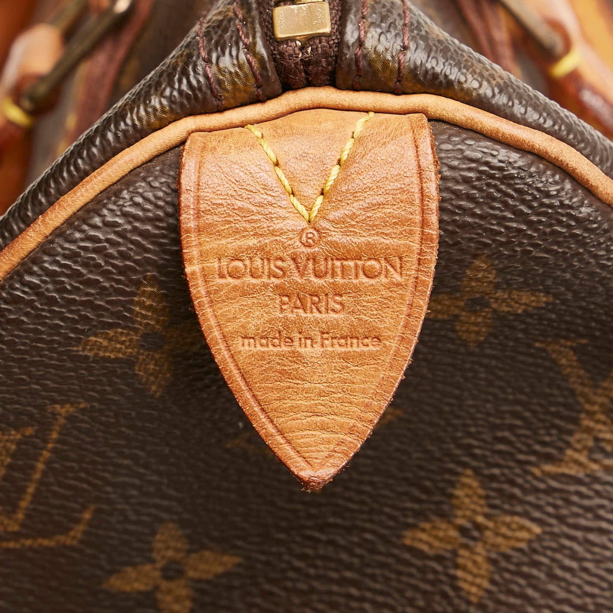 Louis Vuitton Monogram Speedy 25 (SHG-34174)