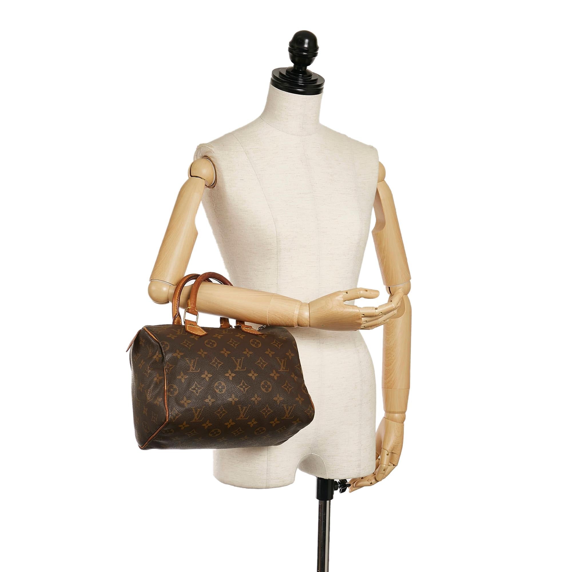 Louis Vuitton Monogram Speedy 25 (SHG-34174)