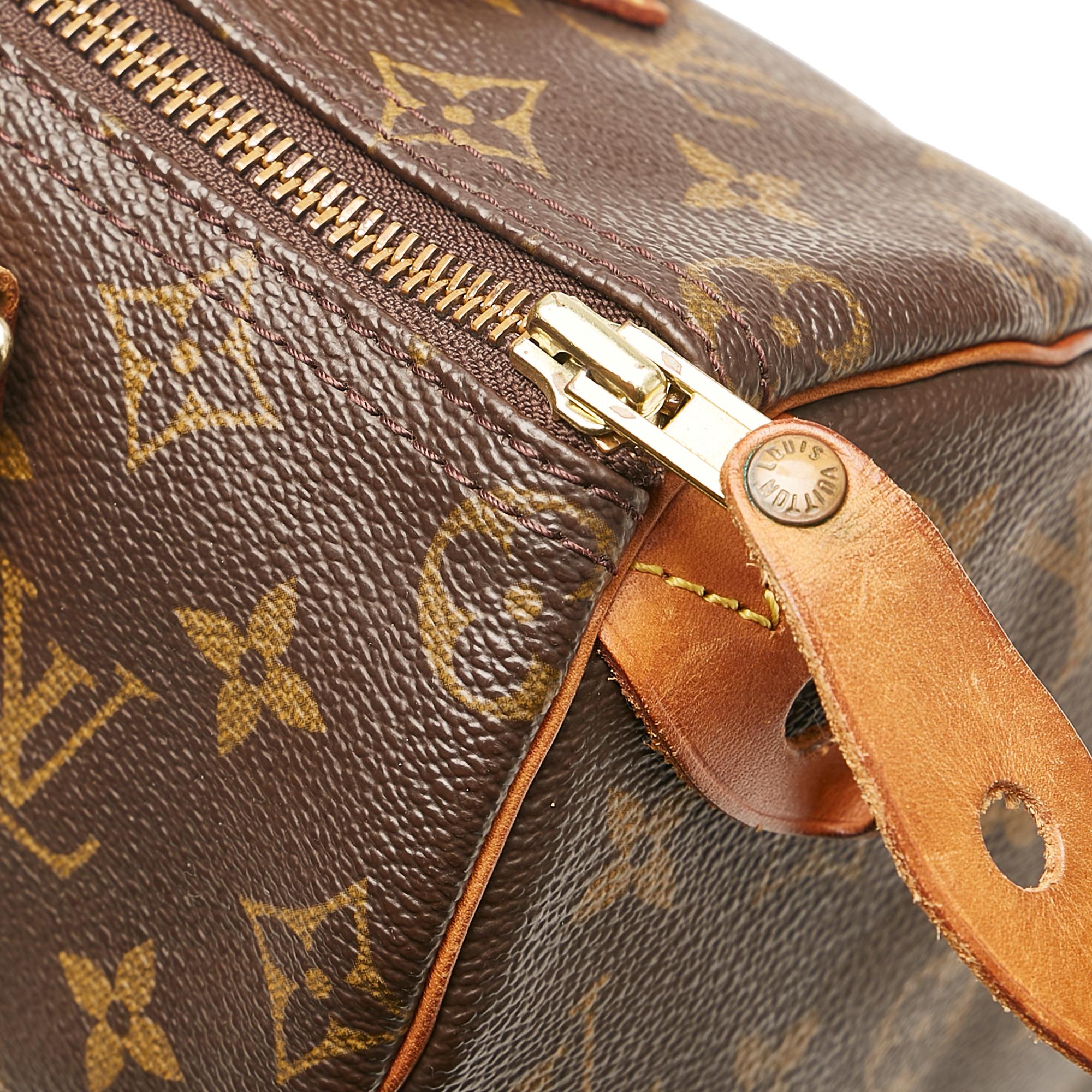 Louis Vuitton Monogram Speedy 25 (SHG-34895)