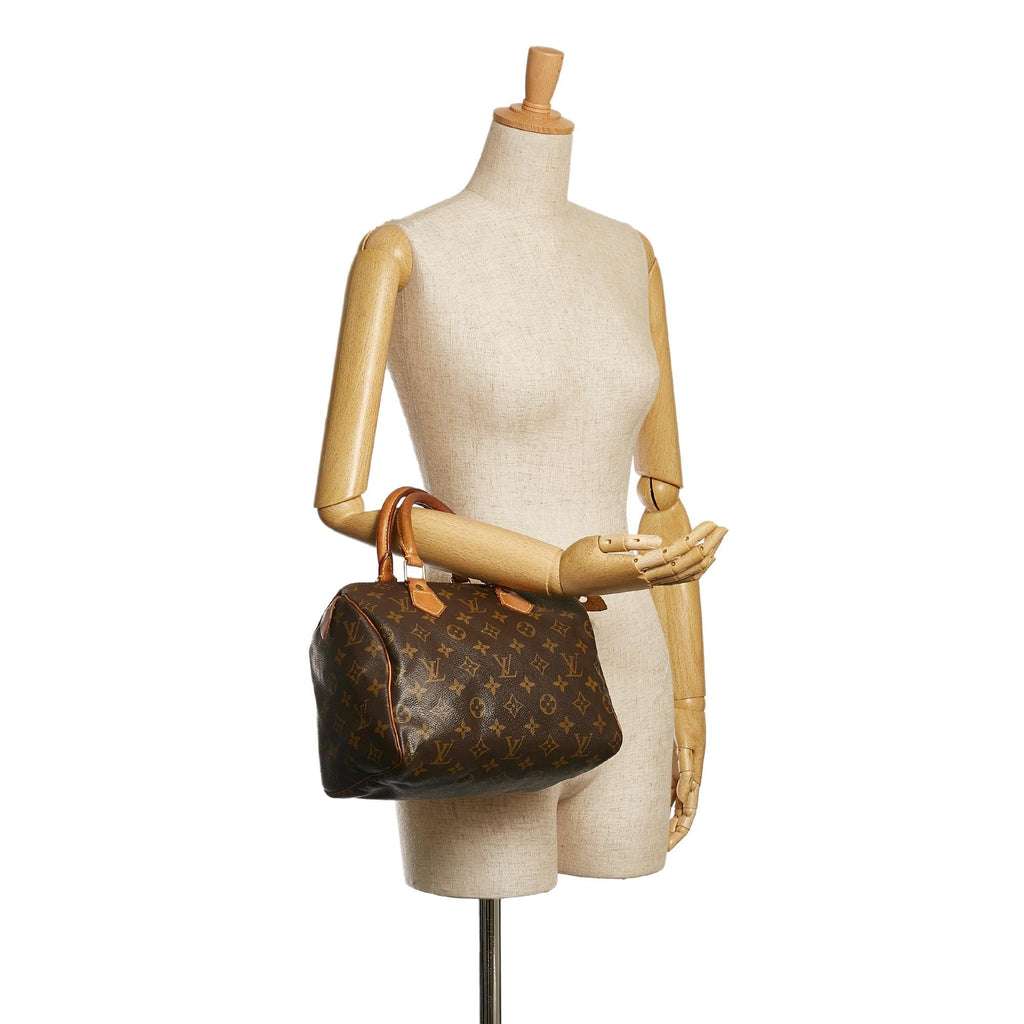 Louis Vuitton Monogram Speedy 25 (SHG-34895)