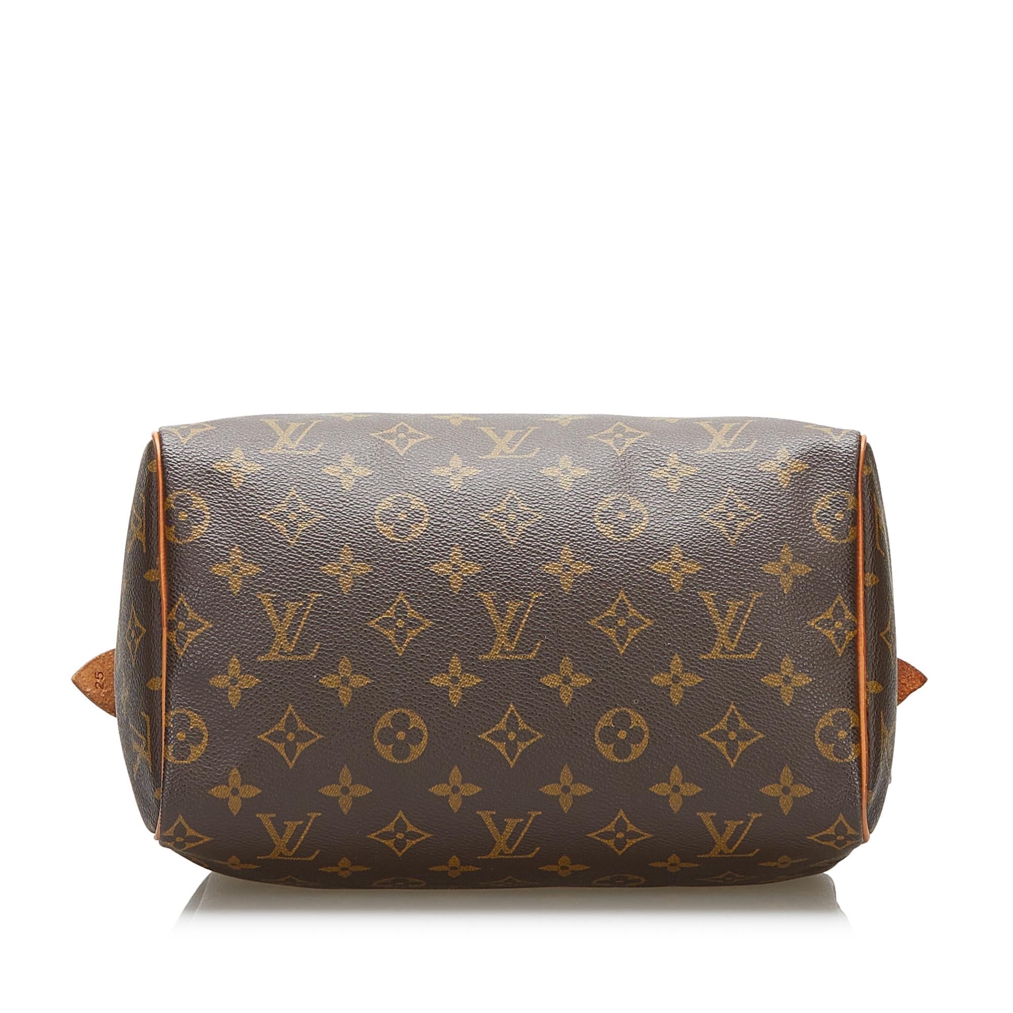 Louis Vuitton Monogram Speedy 25 (SHG-36529)