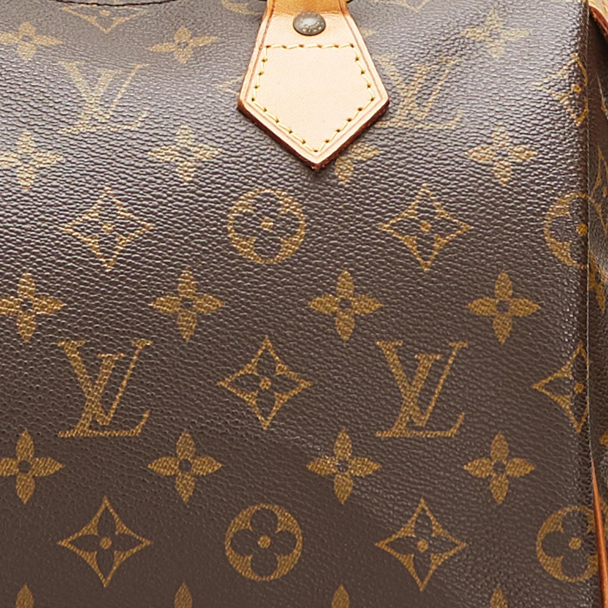 Louis Vuitton Monogram Speedy 25 (SHG-36529)