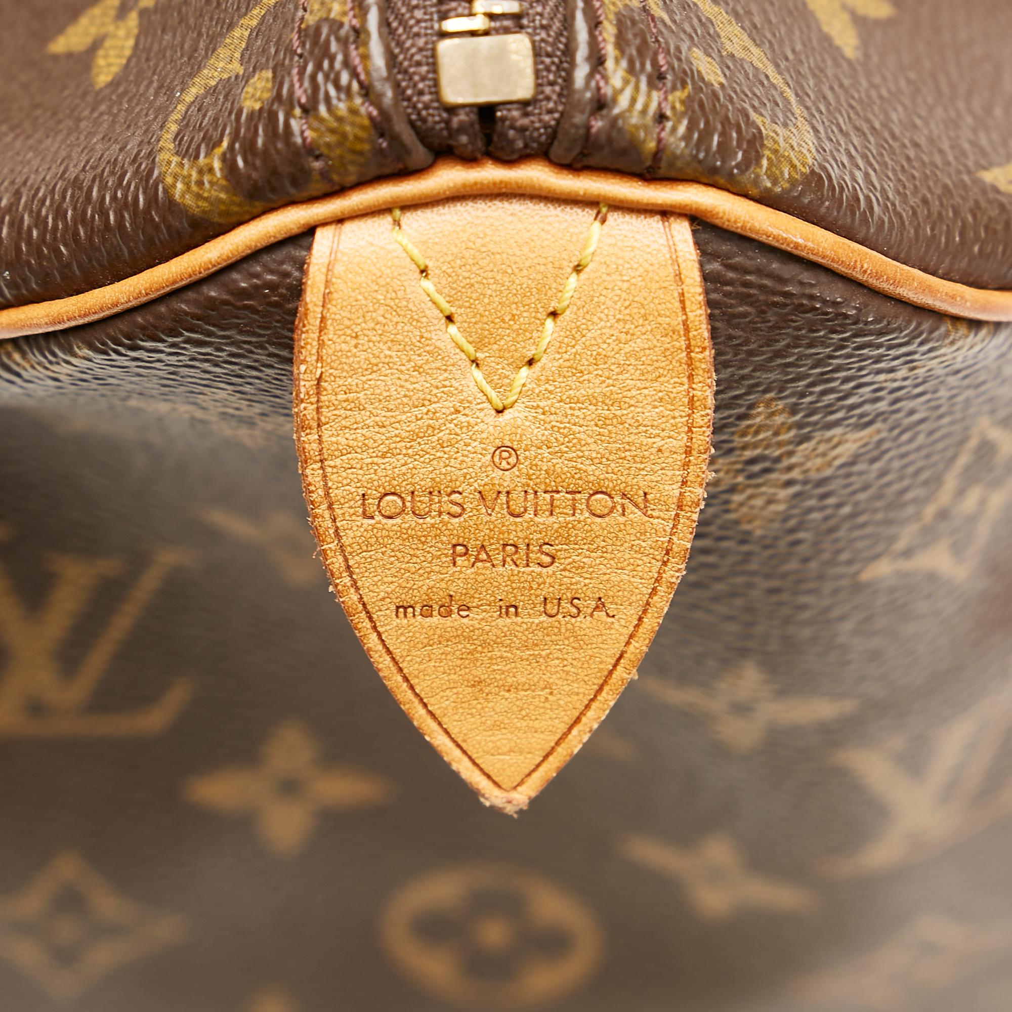 Louis Vuitton Monogram Speedy 25 (SHG-36529)