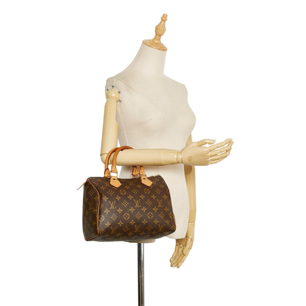 Louis Vuitton Monogram Speedy 25 (SHG-36529)
