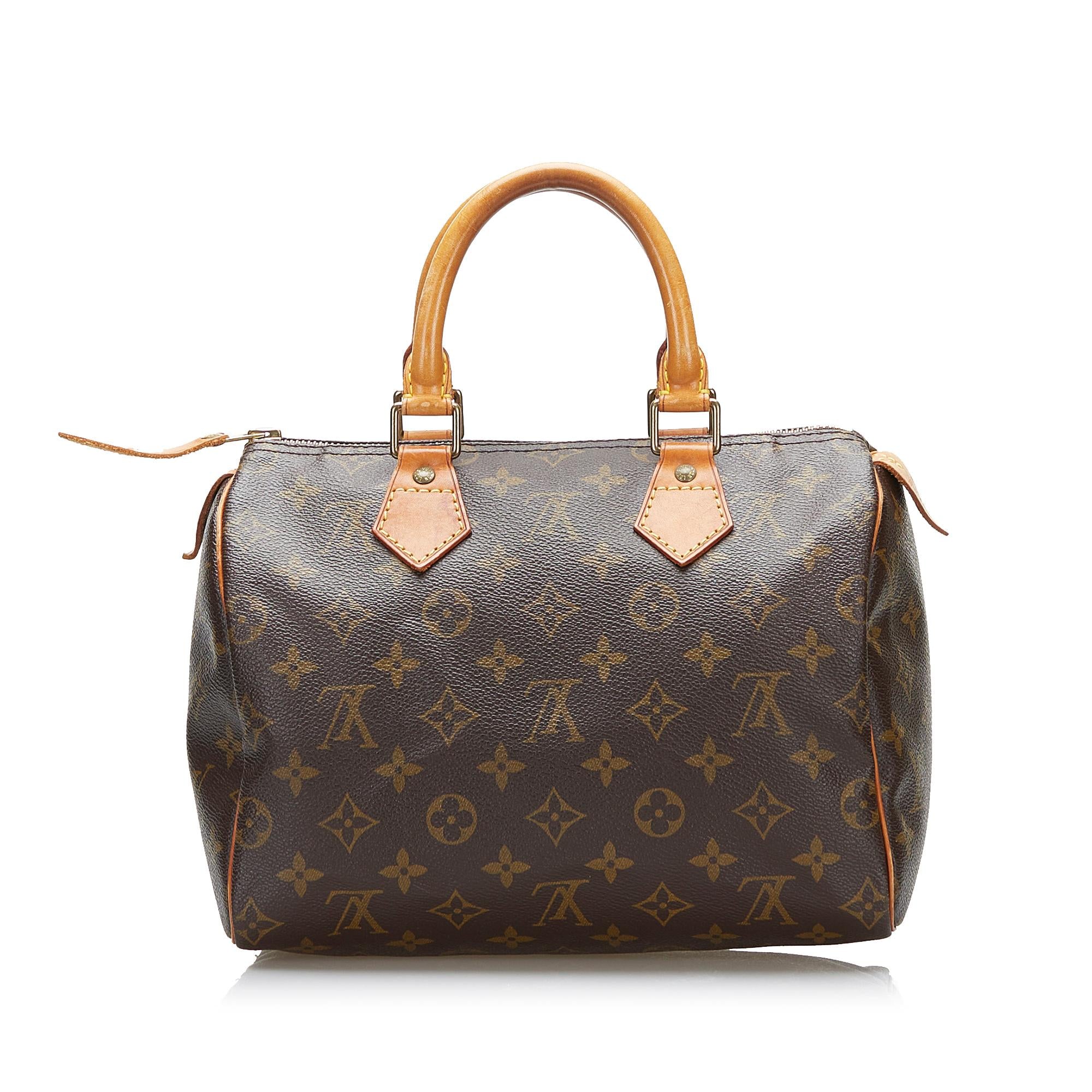 Louis Vuitton Monogram Speedy 25 (SHG-36865)