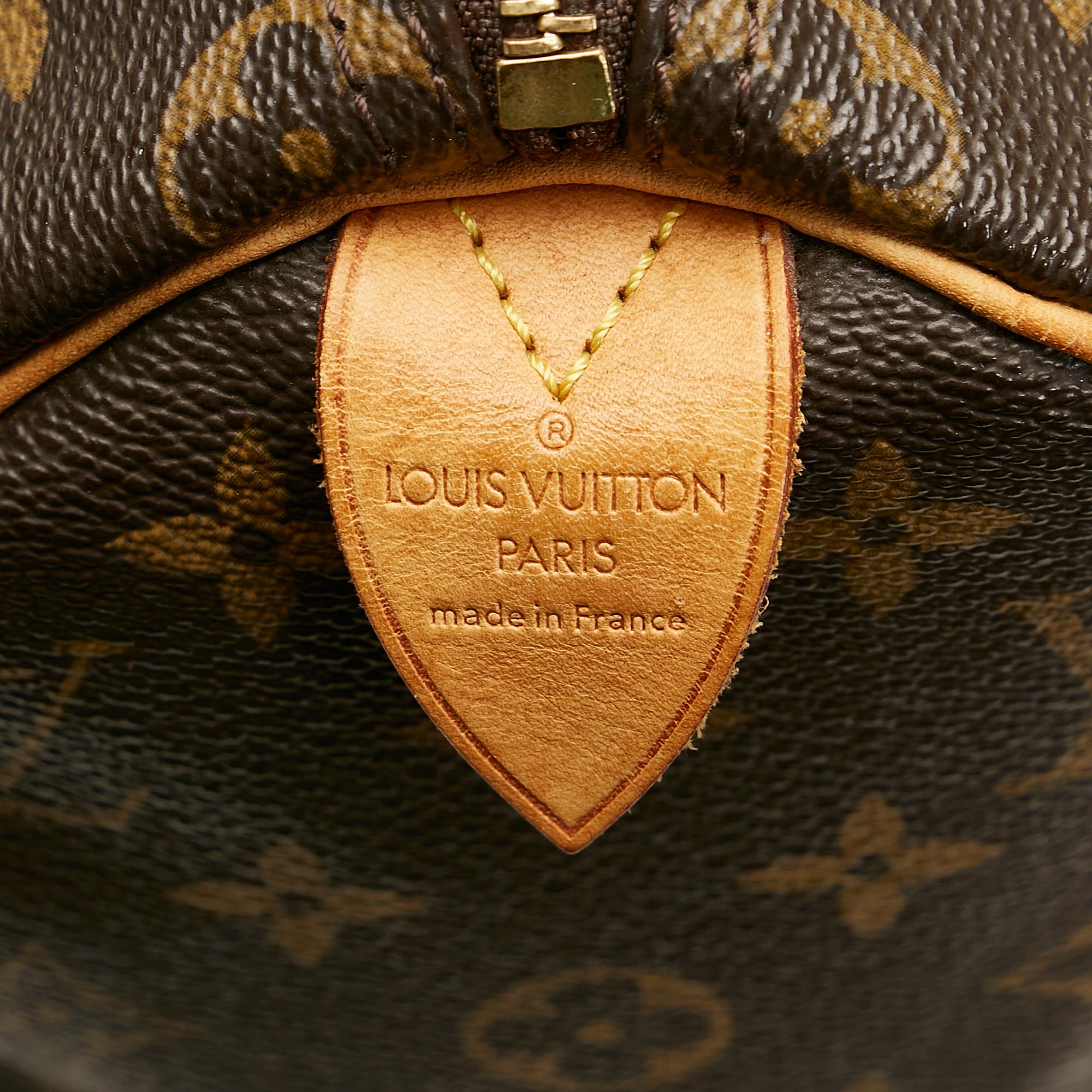 Louis Vuitton Monogram Speedy 25 (SHG-36878)