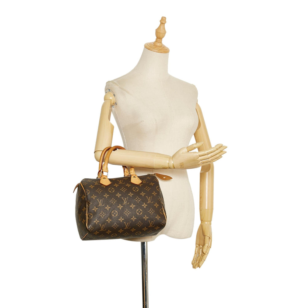 Louis Vuitton Monogram Speedy 25 (SHG-36878)