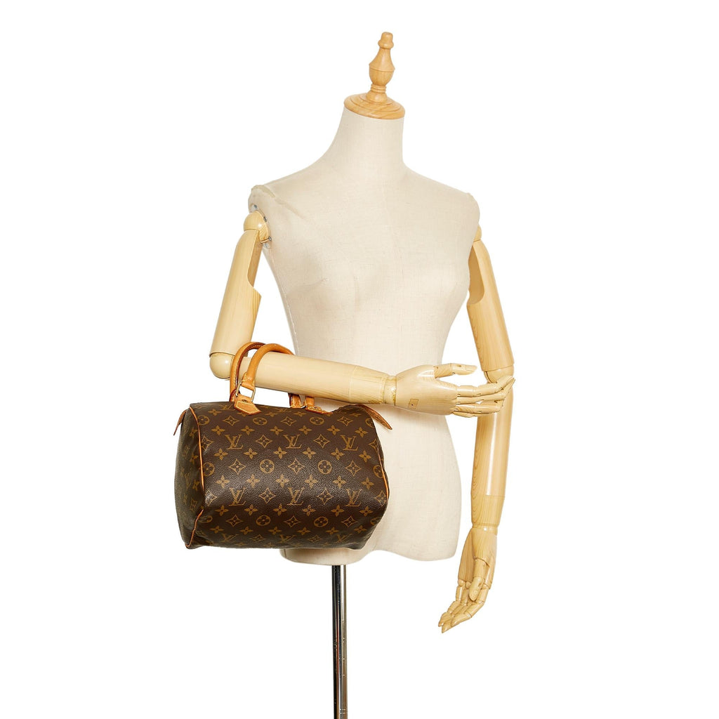 Louis Vuitton Monogram Speedy 25 (SHG-37545)