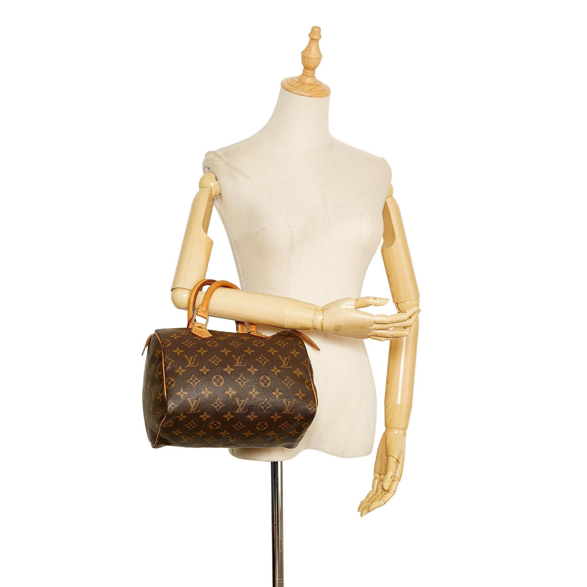 Louis Vuitton Monogram Speedy 25 (SHG-37545)