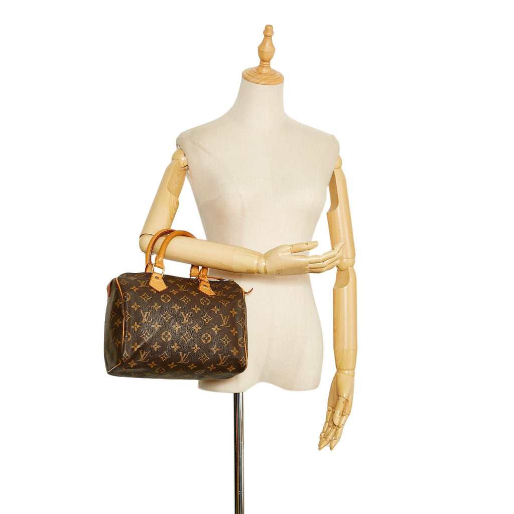 Louis Vuitton Monogram Speedy 25 (SHG-37919)