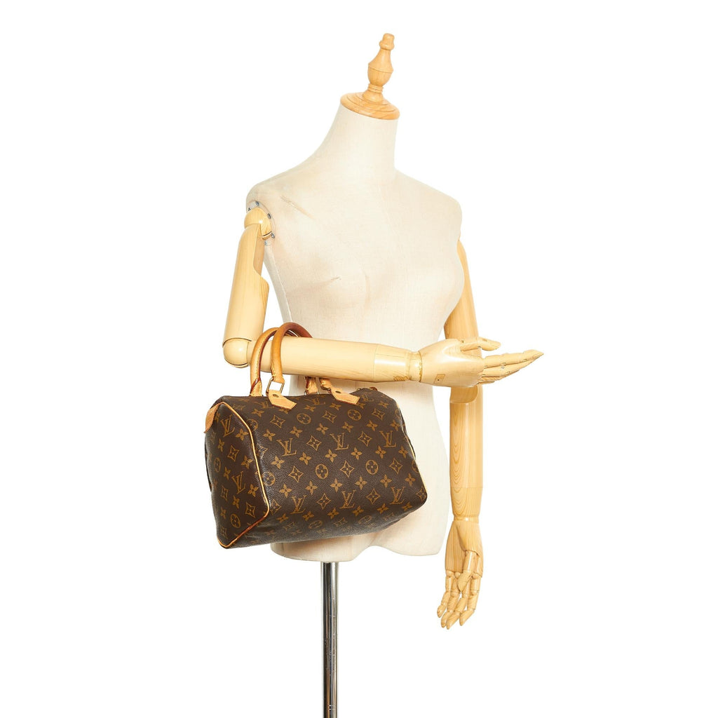 Louis Vuitton Monogram Speedy 25 (SHG-Aw9jM7)
