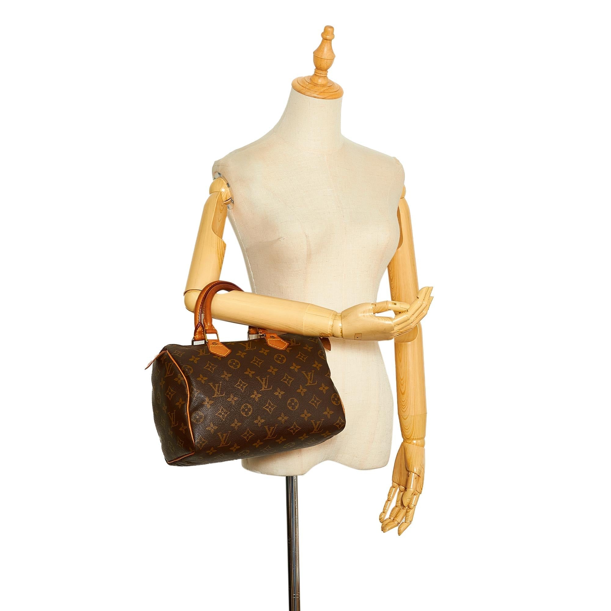 Louis Vuitton Monogram Speedy 25 (SHG-bjgwVM)