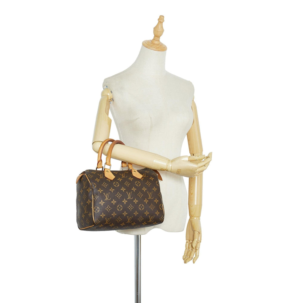 Louis Vuitton Monogram Speedy 25 (SHG-0e7mTA)