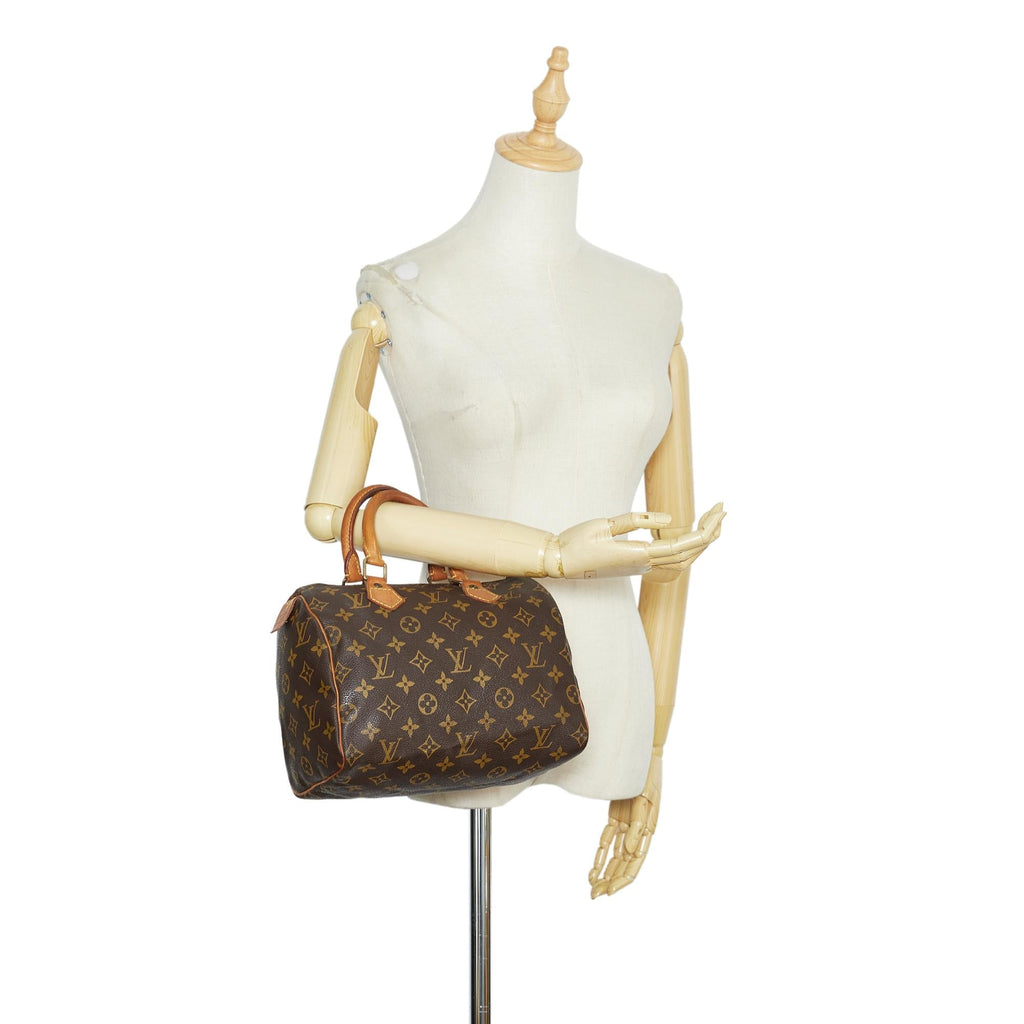 Louis Vuitton Monogram Speedy 25 (SHG-GBu8d6)