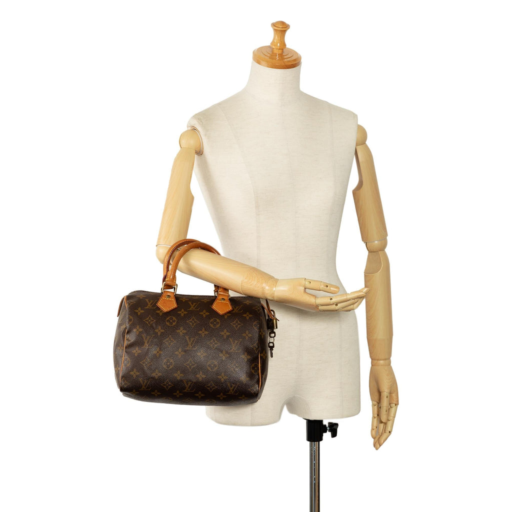 Louis Vuitton Monogram Speedy 25 (SHG-jXaGND)
