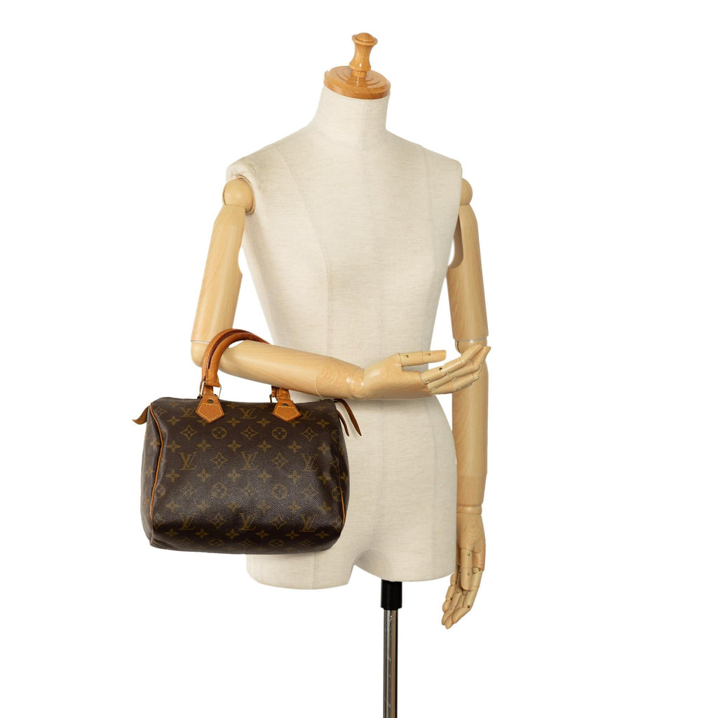 Louis Vuitton Monogram Speedy 25 (SHG-Cj1FJh)