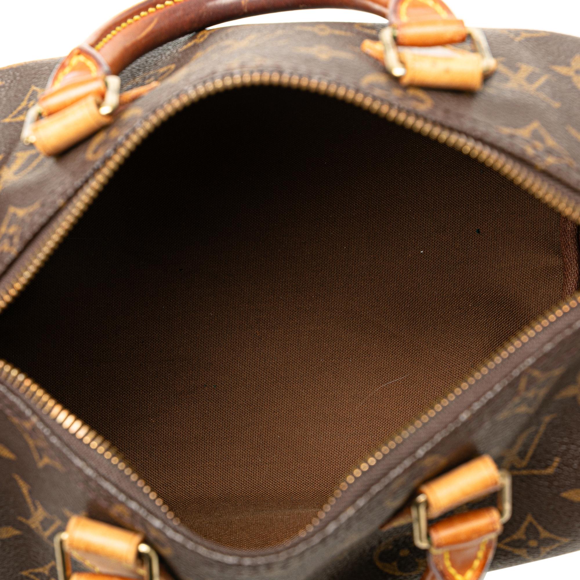 Louis Vuitton Monogram Speedy 25 (SHG-Ib24Gb)