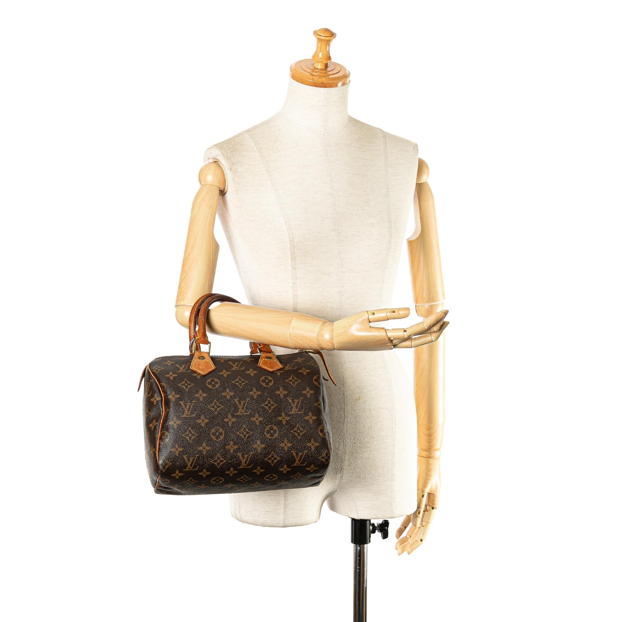 Louis Vuitton Monogram Speedy 25 (SHG-Ib24Gb)