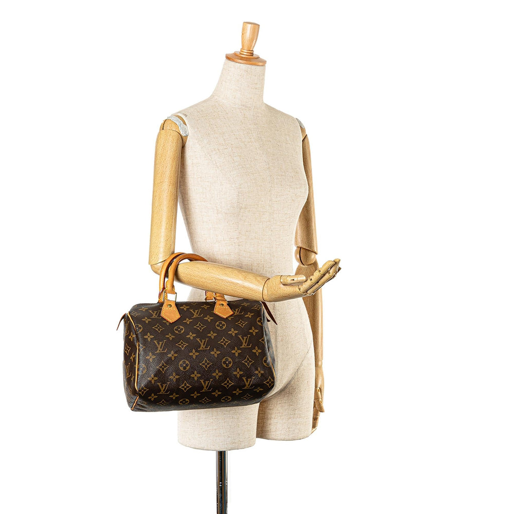 Louis Vuitton Monogram Speedy 25 (SHG-QTxHyv)
