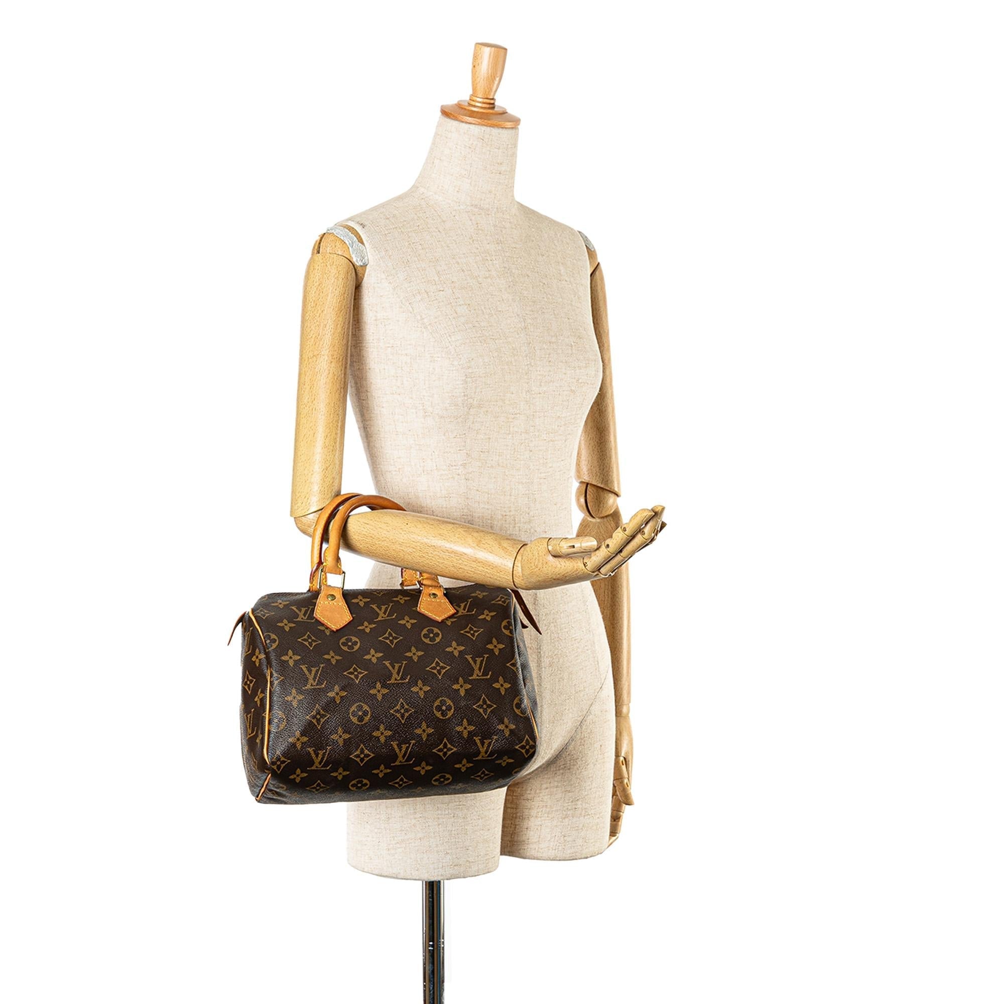 Louis Vuitton Monogram Speedy 25 (SHG-QTxHyv)