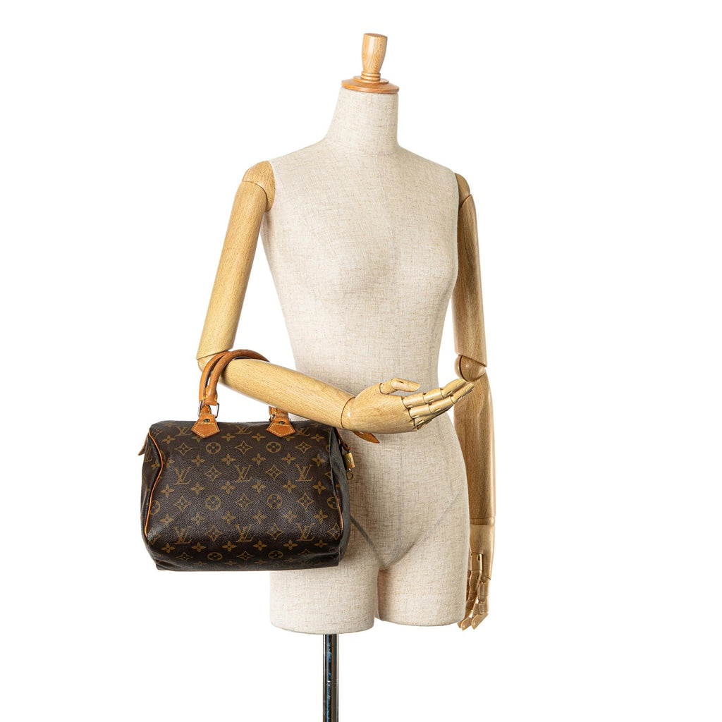 Louis Vuitton Monogram Speedy 25 (SHG-rVYBgj)