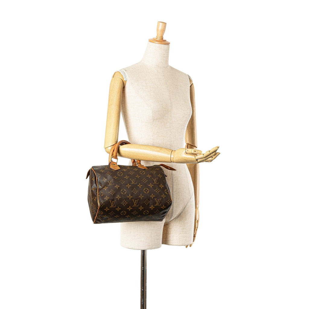 Louis Vuitton Monogram Speedy 25 (SHG-mLeSx8)