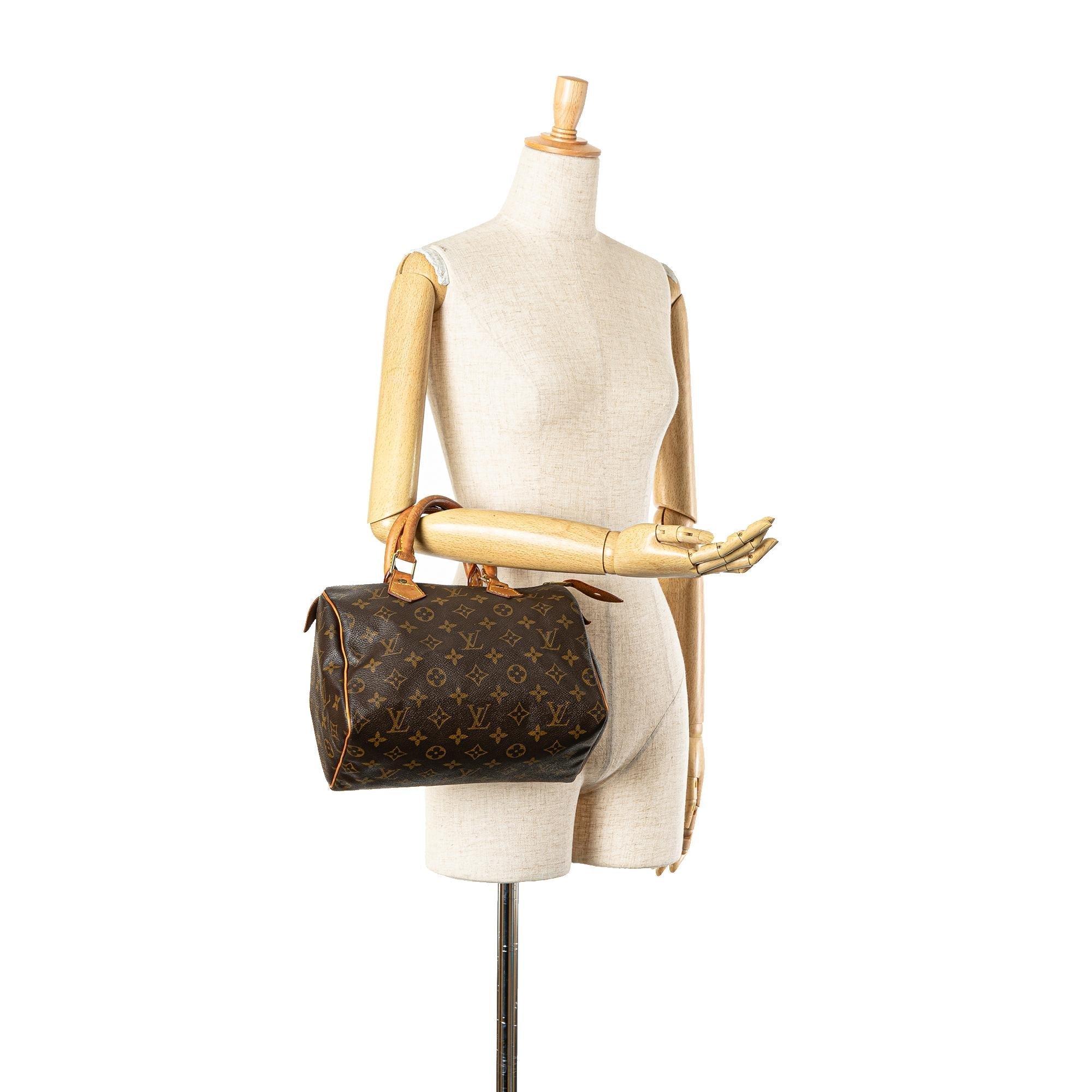 Louis Vuitton Monogram Speedy 25 (SHG-mLeSx8)