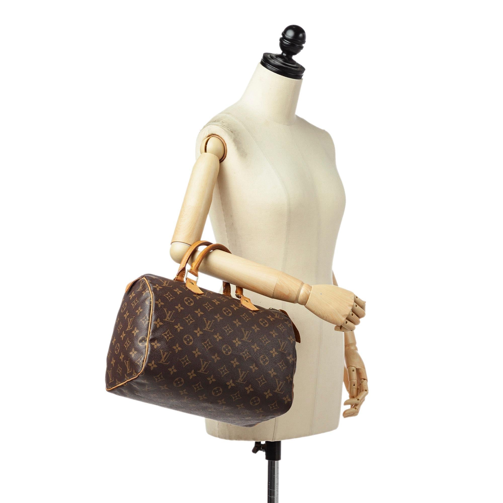 Louis Vuitton Monogram Speedy 30 (SHG-20456)