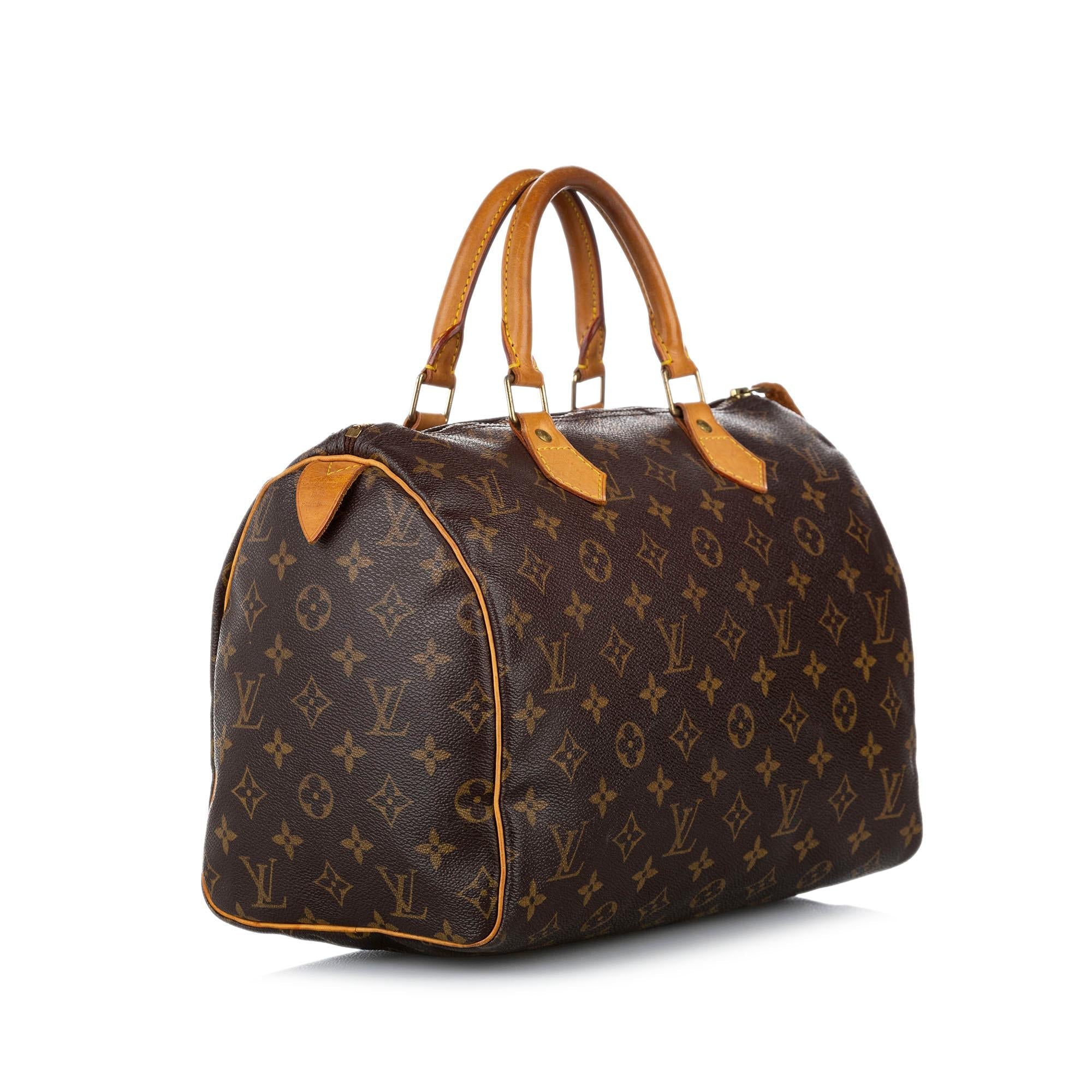 Louis Vuitton Monogram Speedy 30 (SHG-20456)