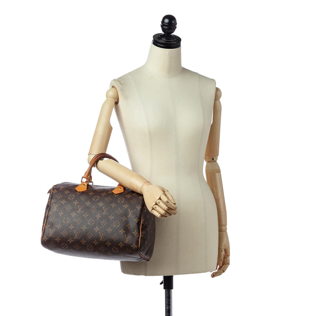 Louis Vuitton Monogram Speedy 30 (SHG-28230)