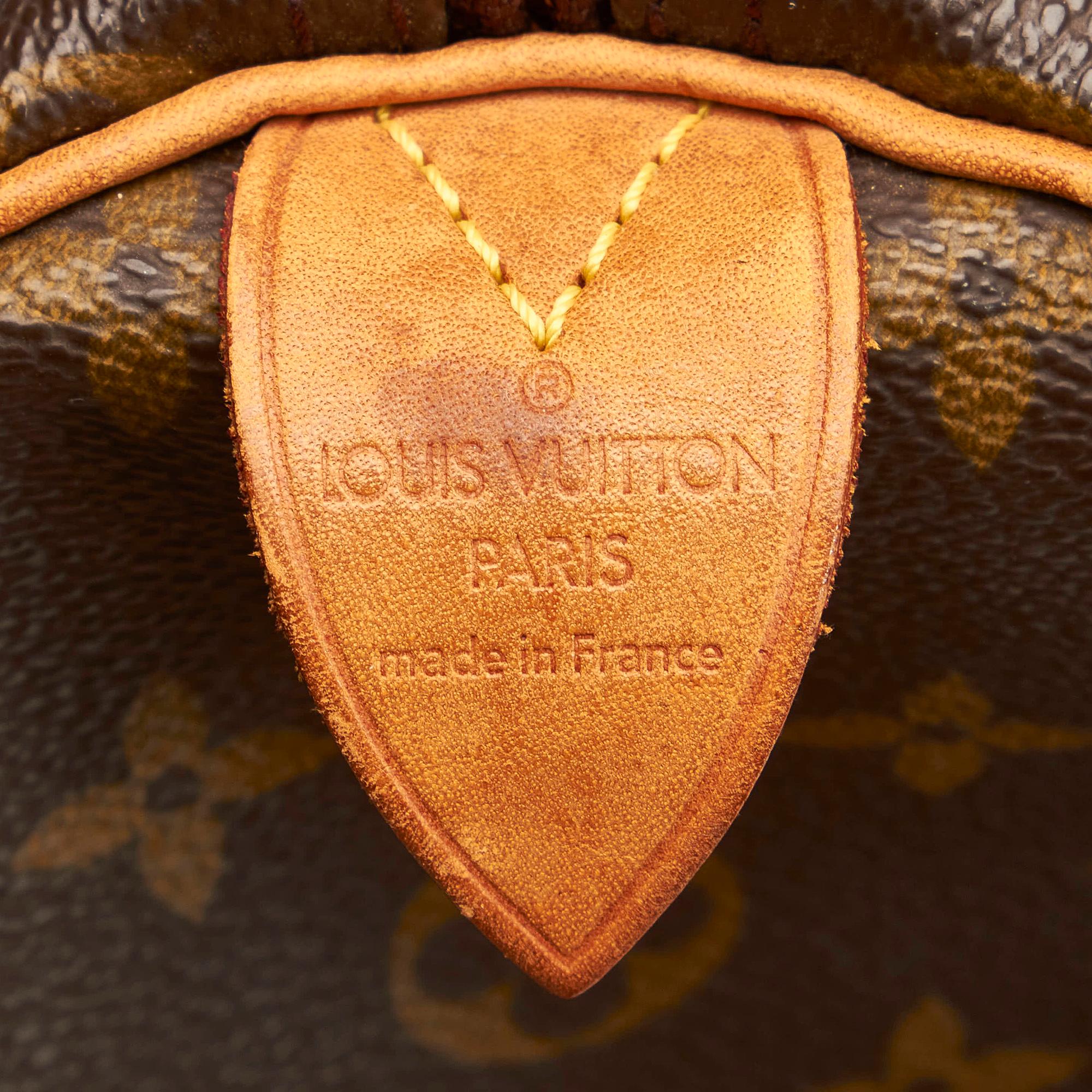Louis Vuitton Monogram Speedy 30 (SHG-28296)