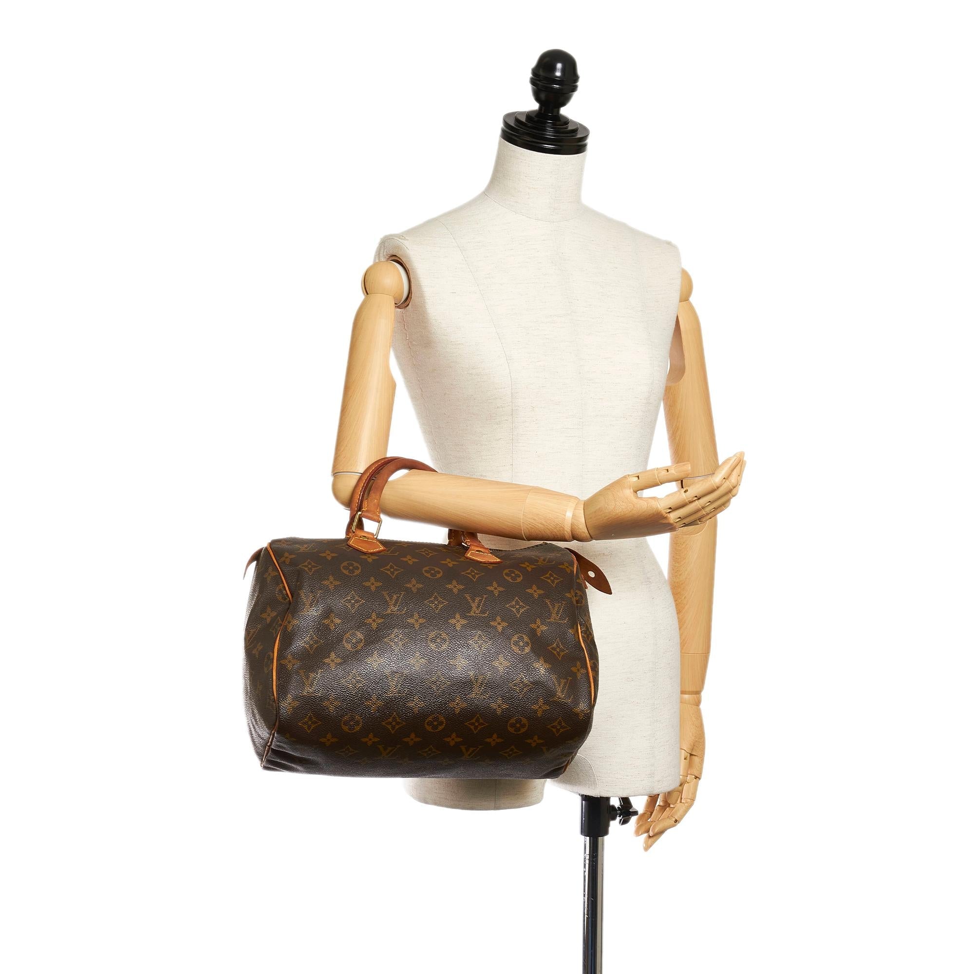 Louis Vuitton Monogram Speedy 30 (SHG-28296)