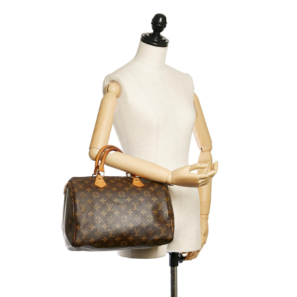 Louis Vuitton Monogram Speedy 30 (SHG-28768)