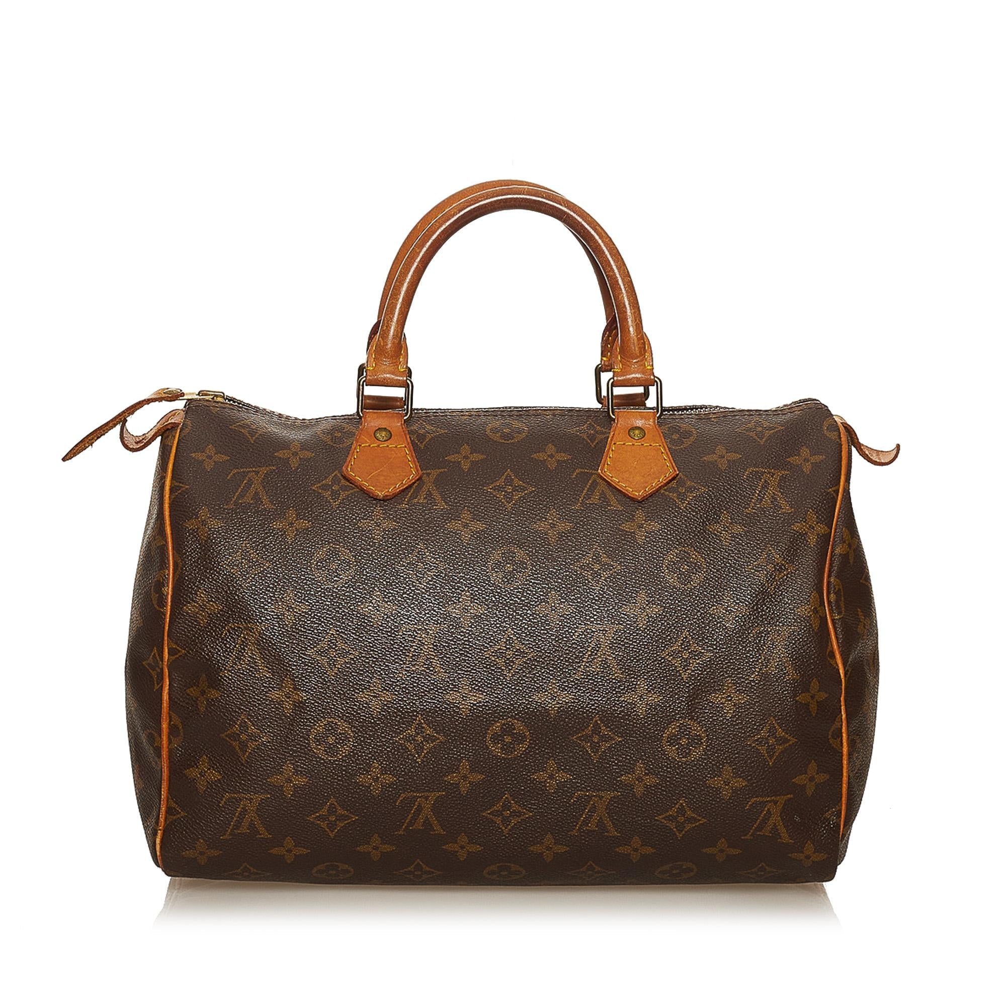Louis Vuitton Monogram Speedy 30 (SHG-29473)