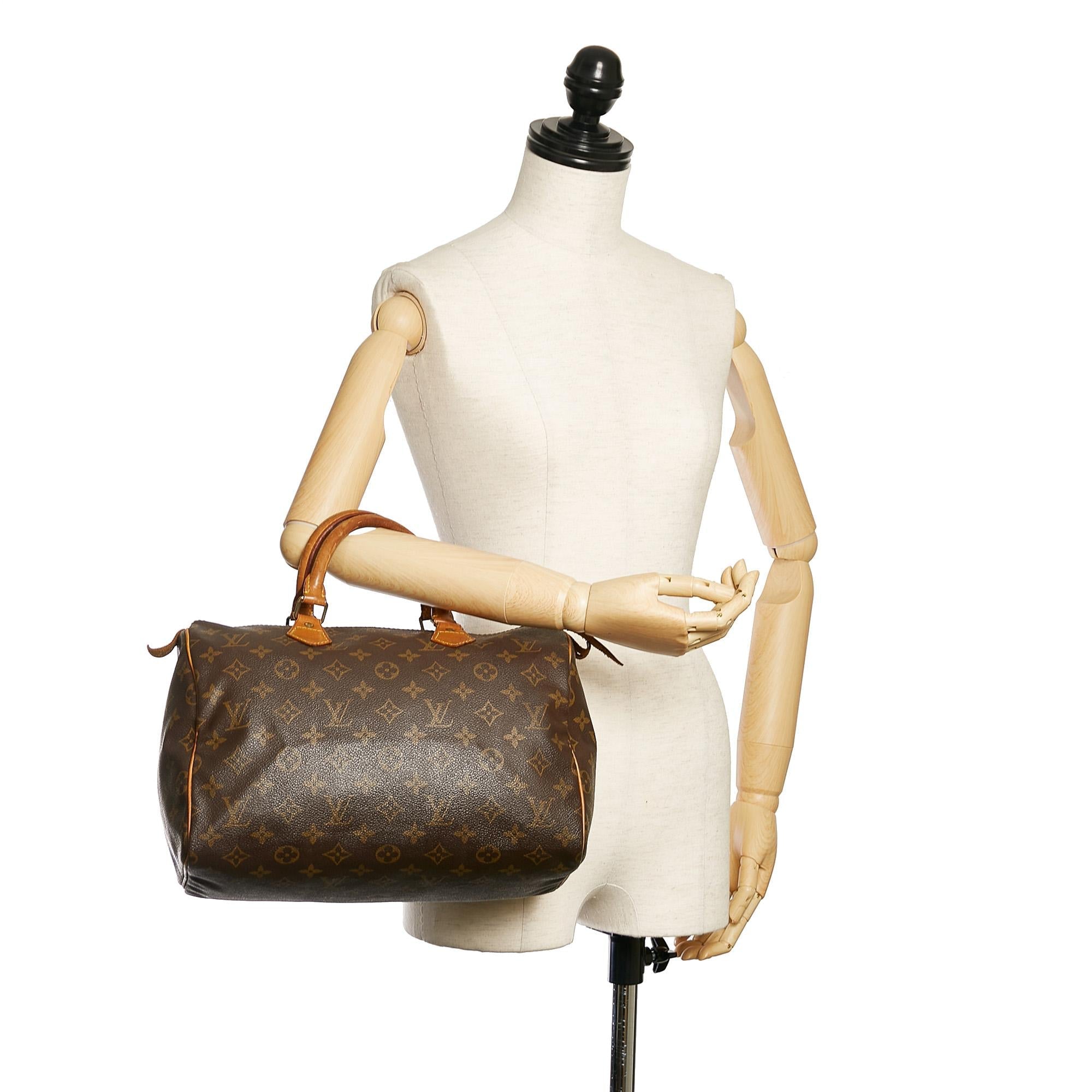 Louis Vuitton Monogram Speedy 30 (SHG-29473)