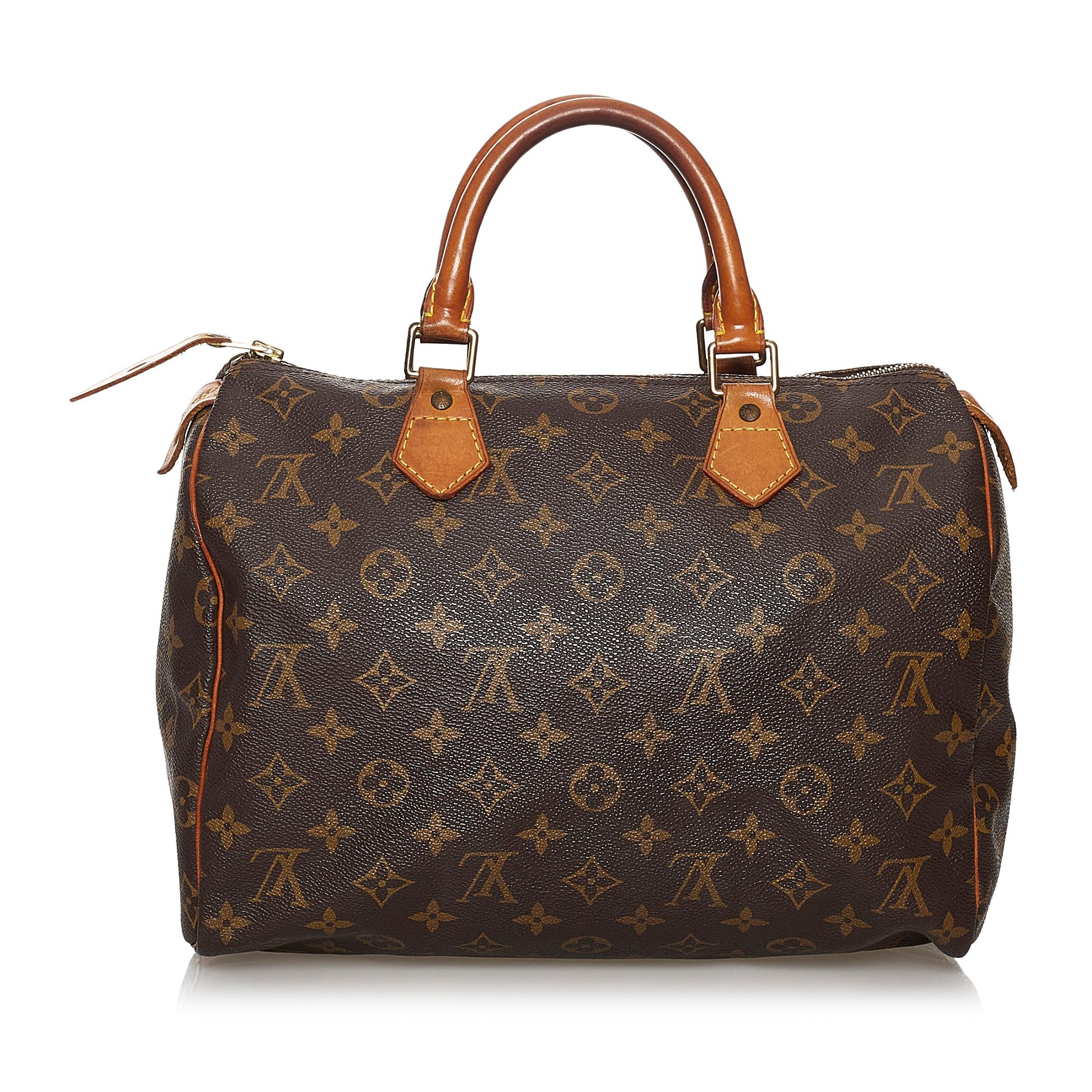 Louis Vuitton Monogram Speedy 30 (SHG-29681)