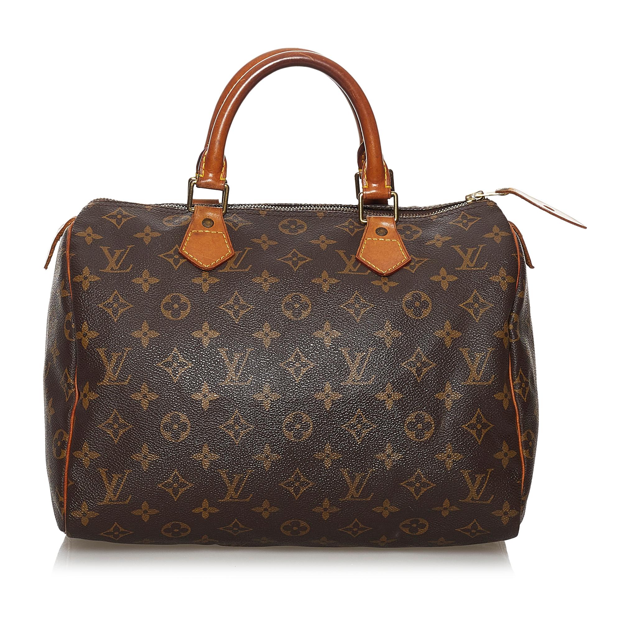 Louis Vuitton Monogram Speedy 30 (SHG-29681)