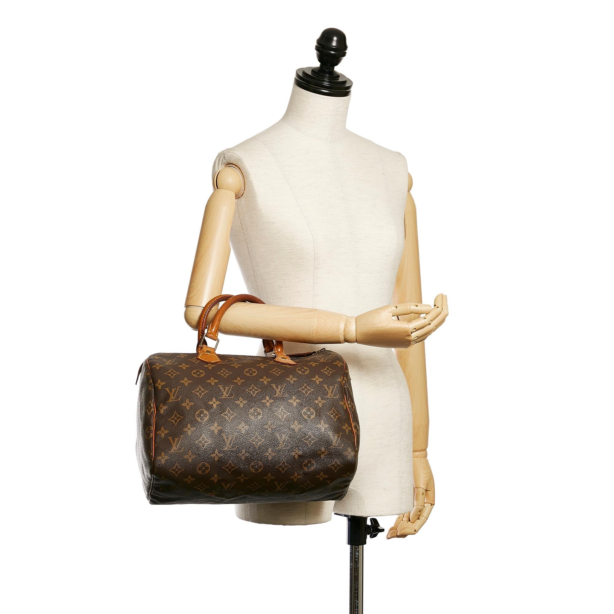 Louis Vuitton Monogram Speedy 30 (SHG-29681)