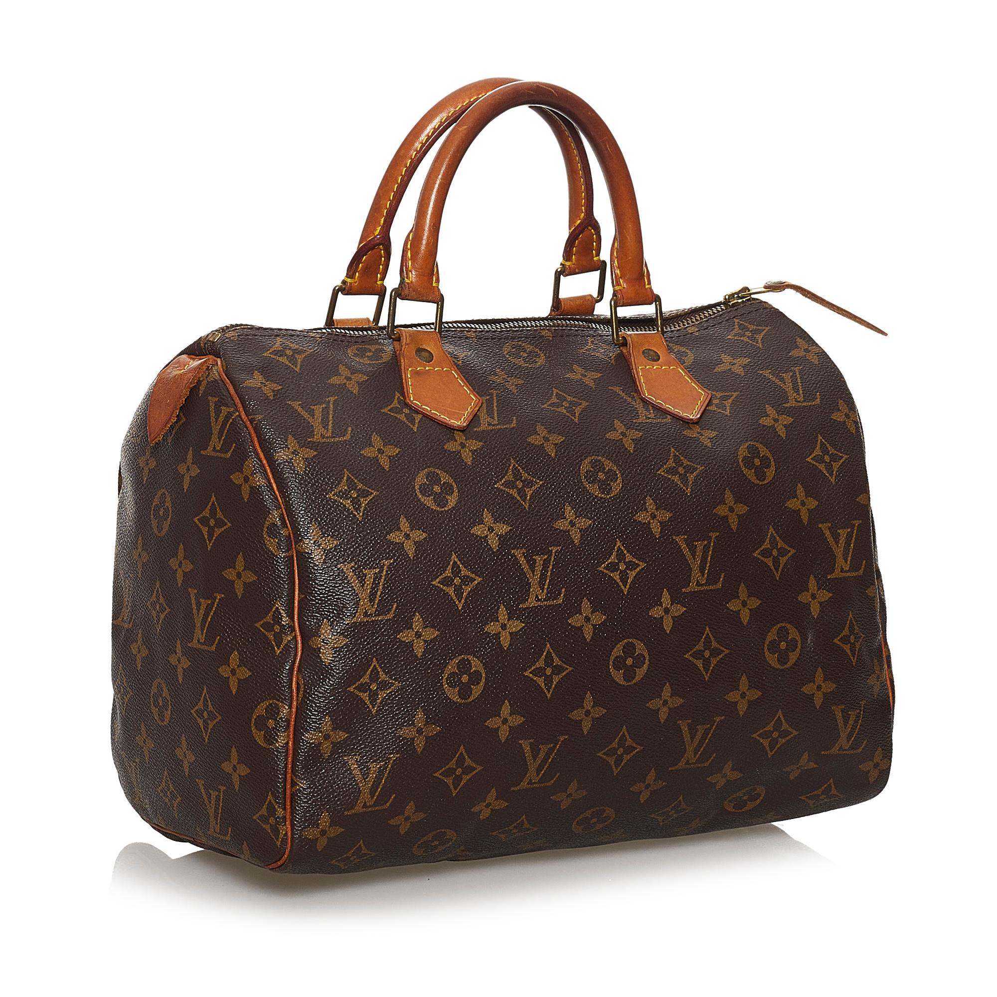 Louis Vuitton Monogram Speedy 30 (SHG-29681)