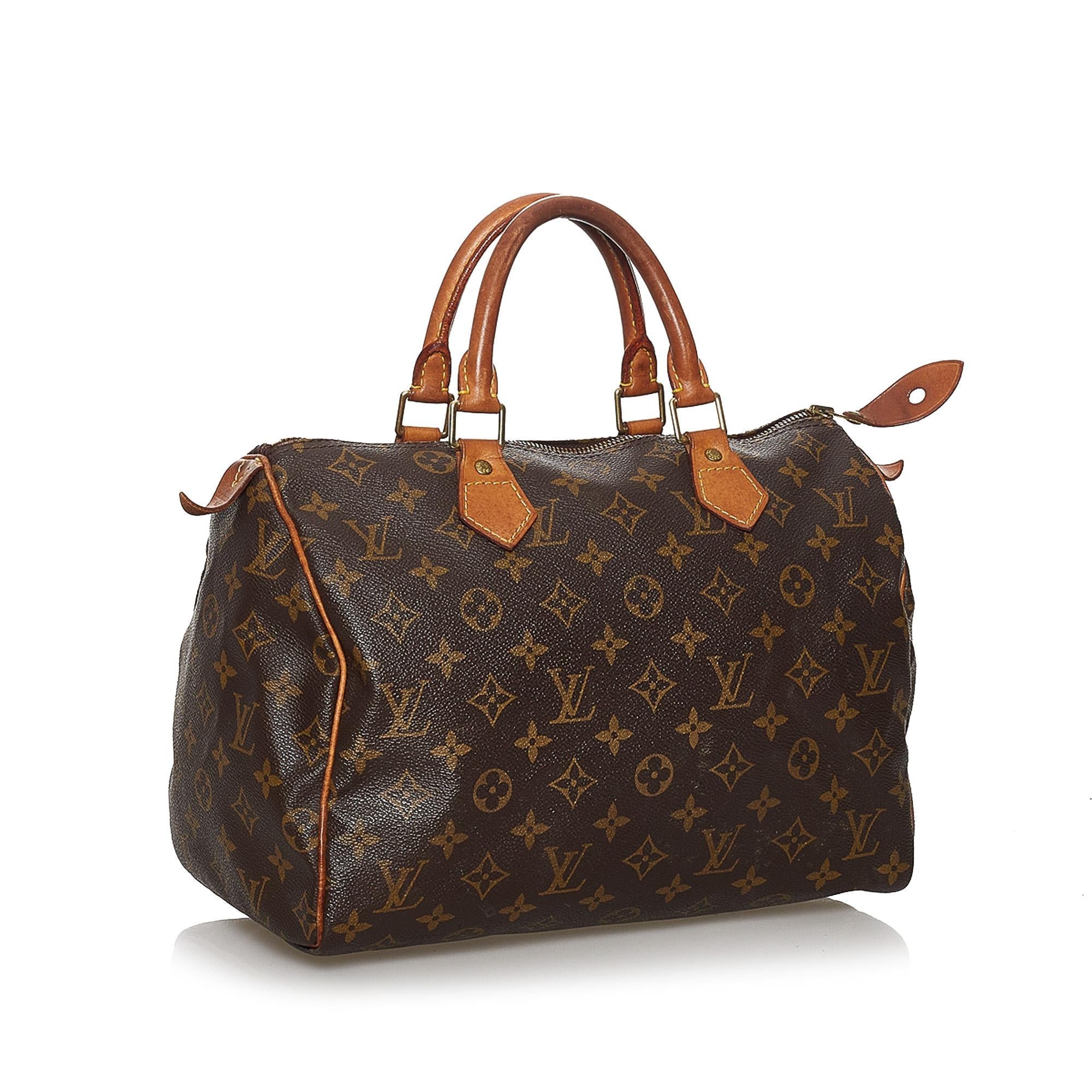 Louis Vuitton Monogram Speedy 30 (SHG-29934)