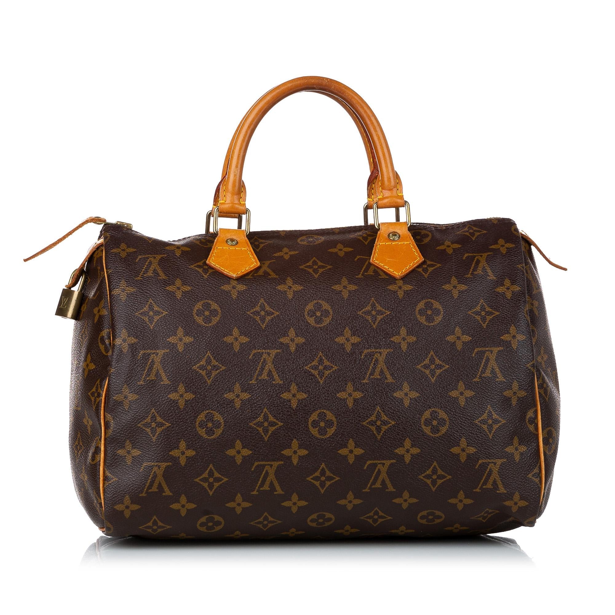 Louis Vuitton Monogram Speedy 30 (SHG-30227)