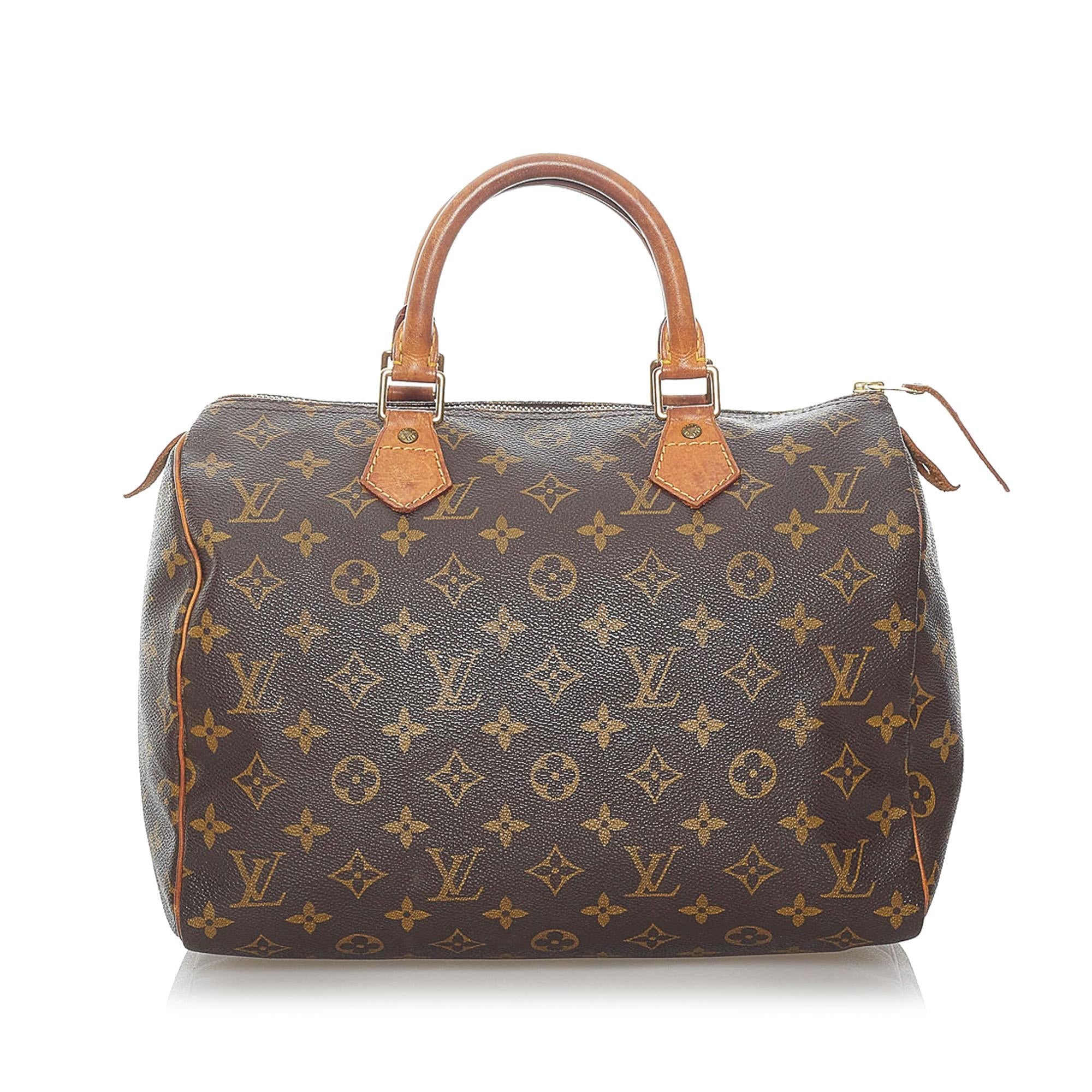 Louis Vuitton Monogram Speedy 30 (SHG-31159)